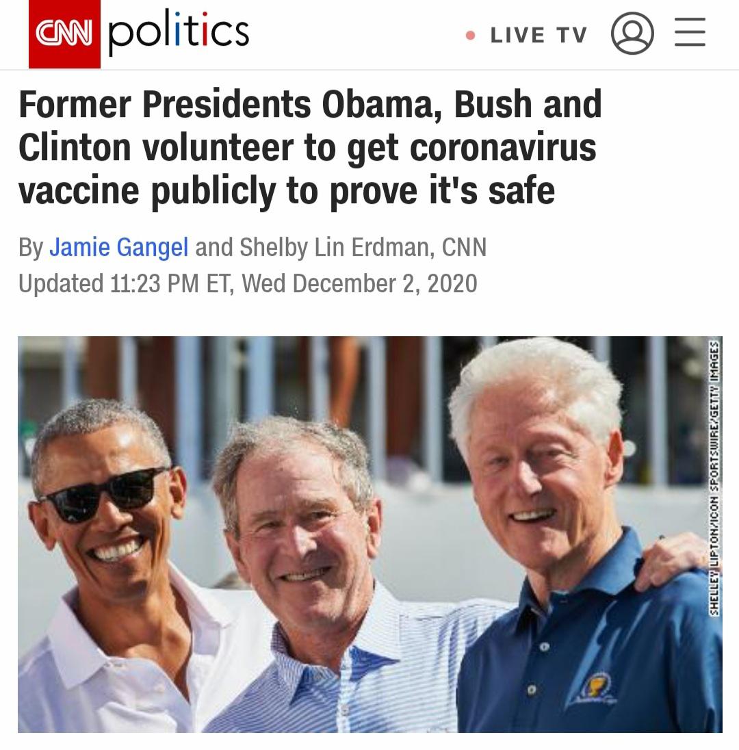 Did you guys hear? Former U.S. presidents Barack Obama