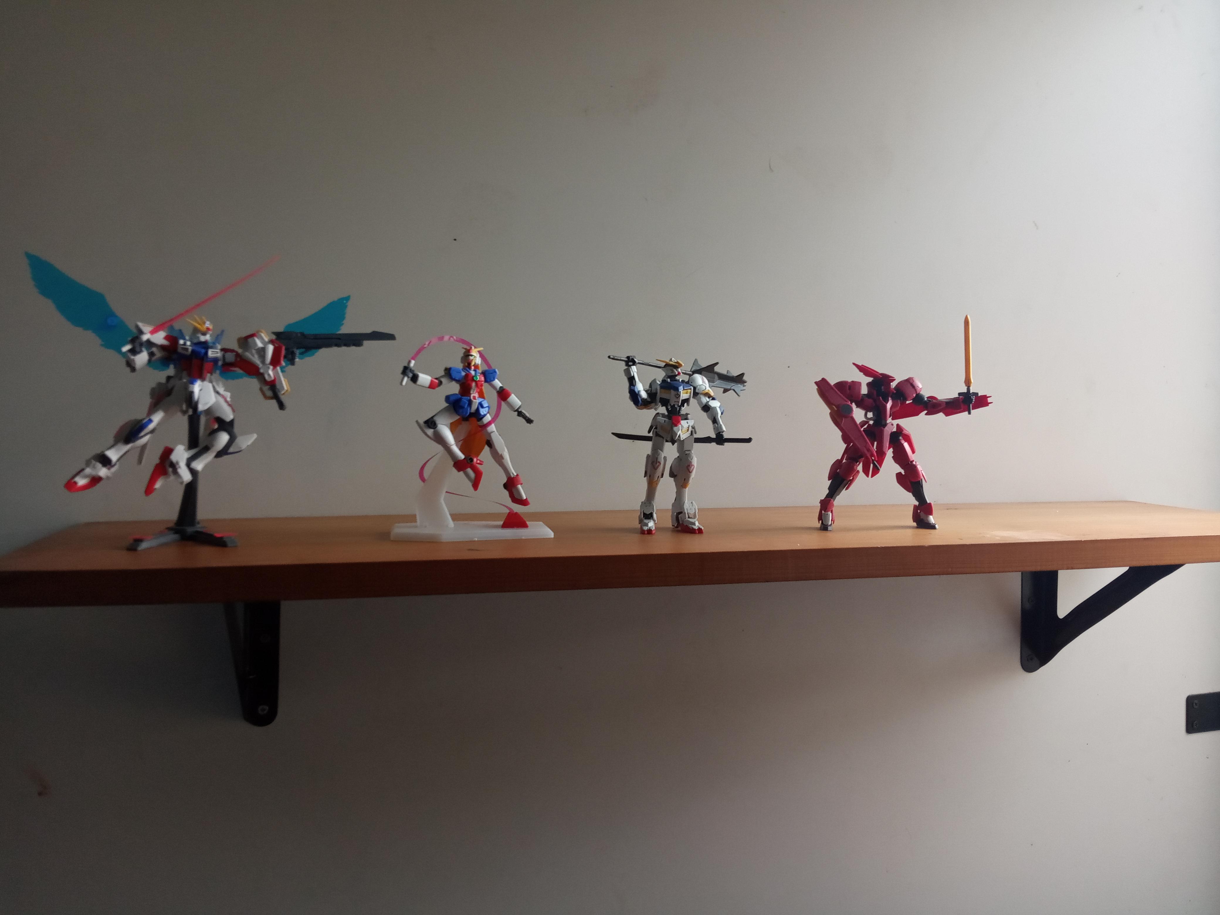 Just installed a shelf for my kits. Now, let's make it full r/Gunpla