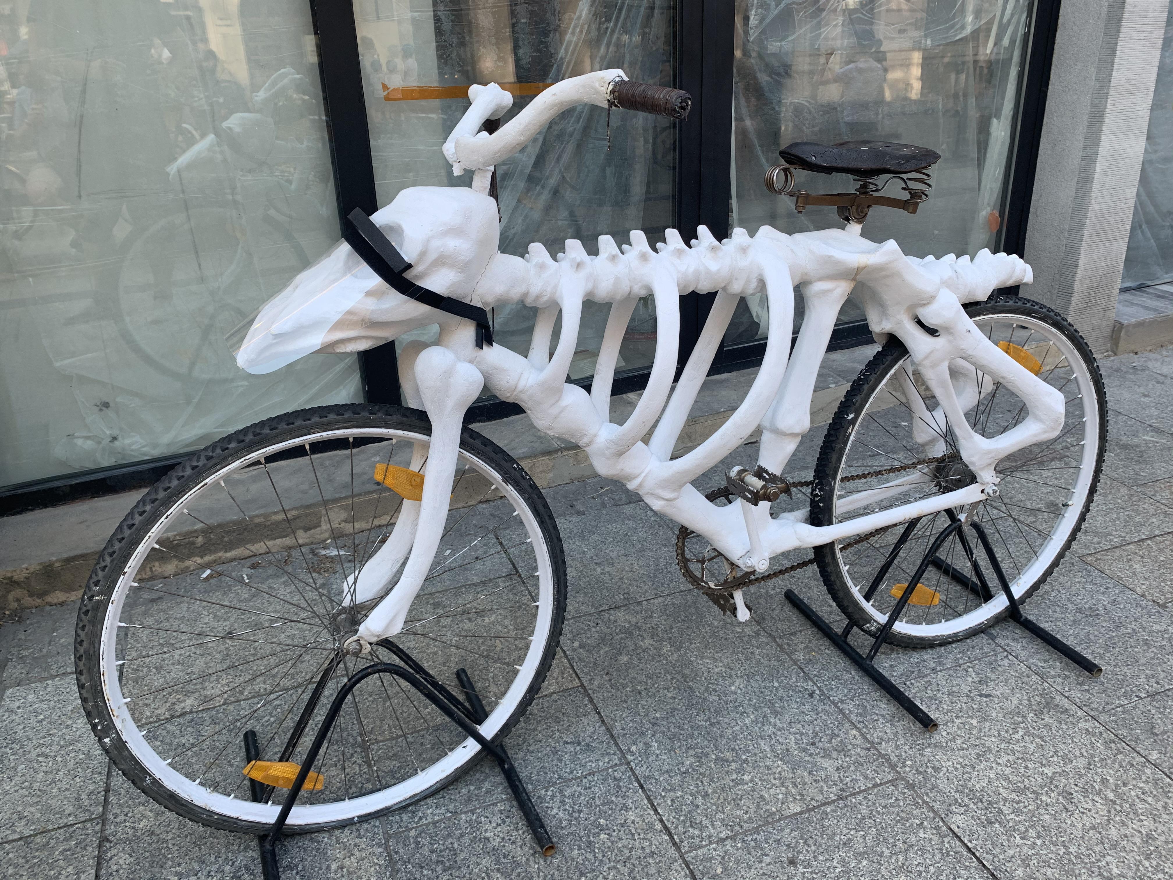Skeleton bike. 50 comfort, +1000 speed, +500 badass. rides 10 faster
