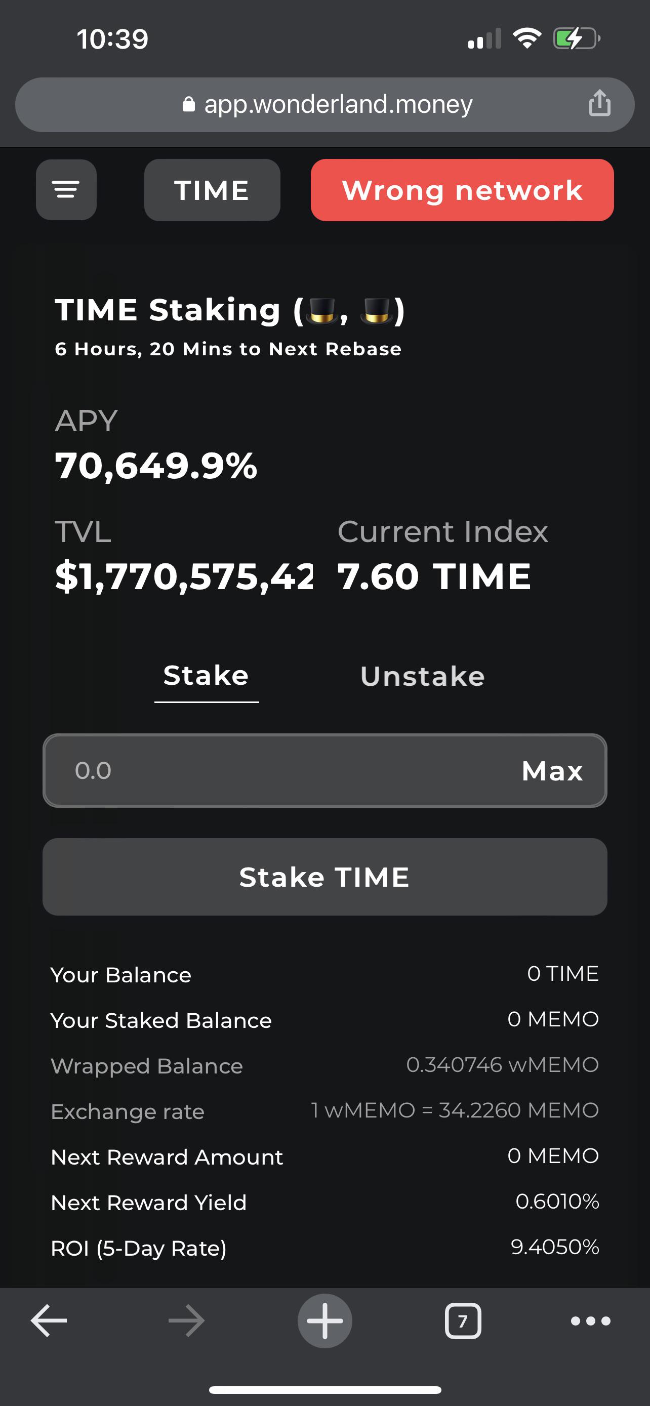 Might be a dumb but is my WMEMO still staked r/WonderlandTIME