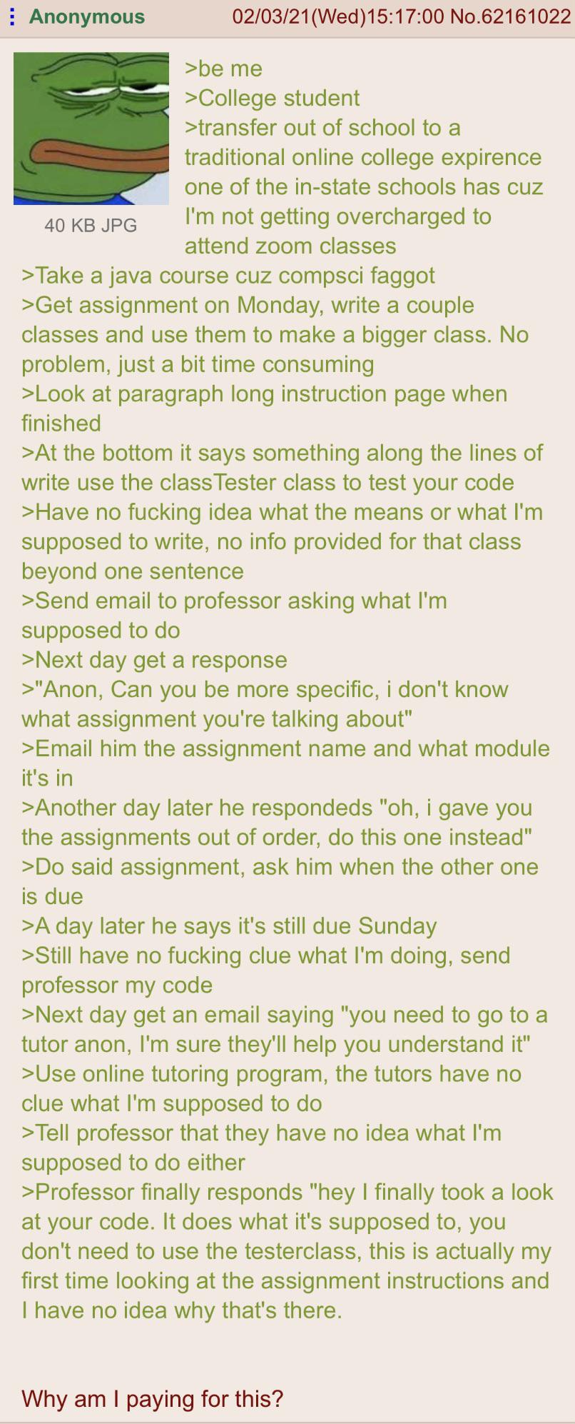 Killing brain cells is my business...and business is good r/greentext