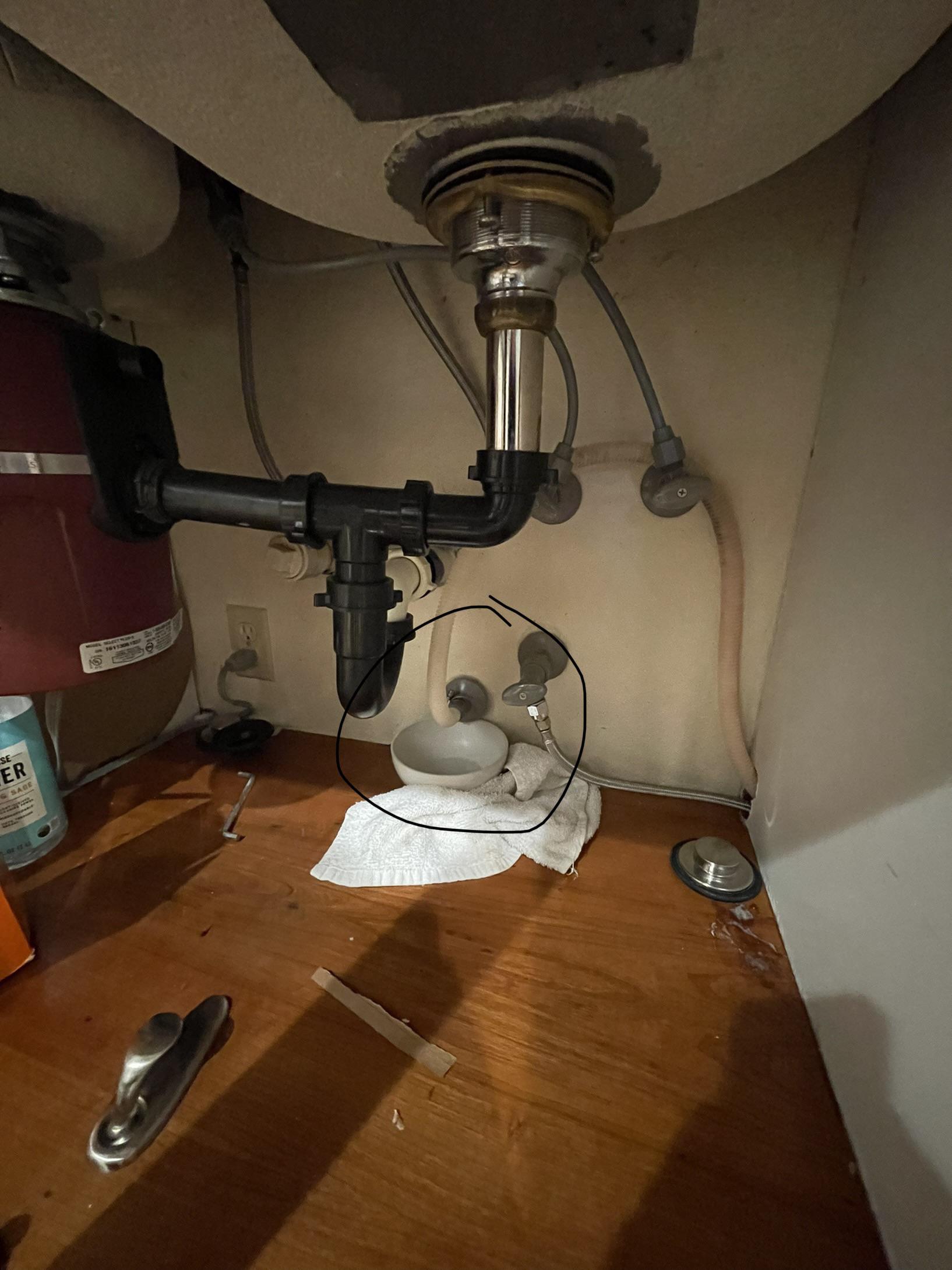 Dishwasher Wall Drain Leaking… advice needed! See comments. Plumbing