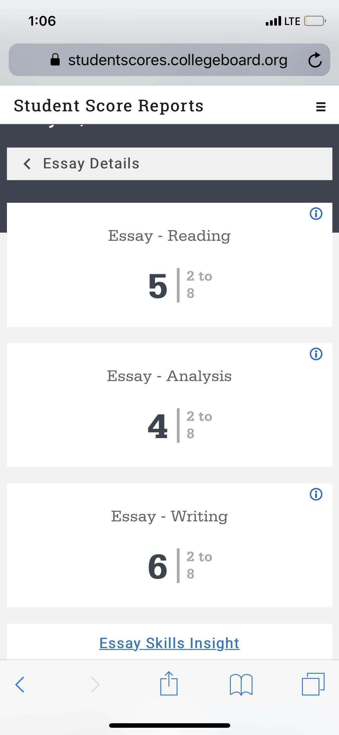 What’s considered a good SAT essay score ? Can someone tell me if how I