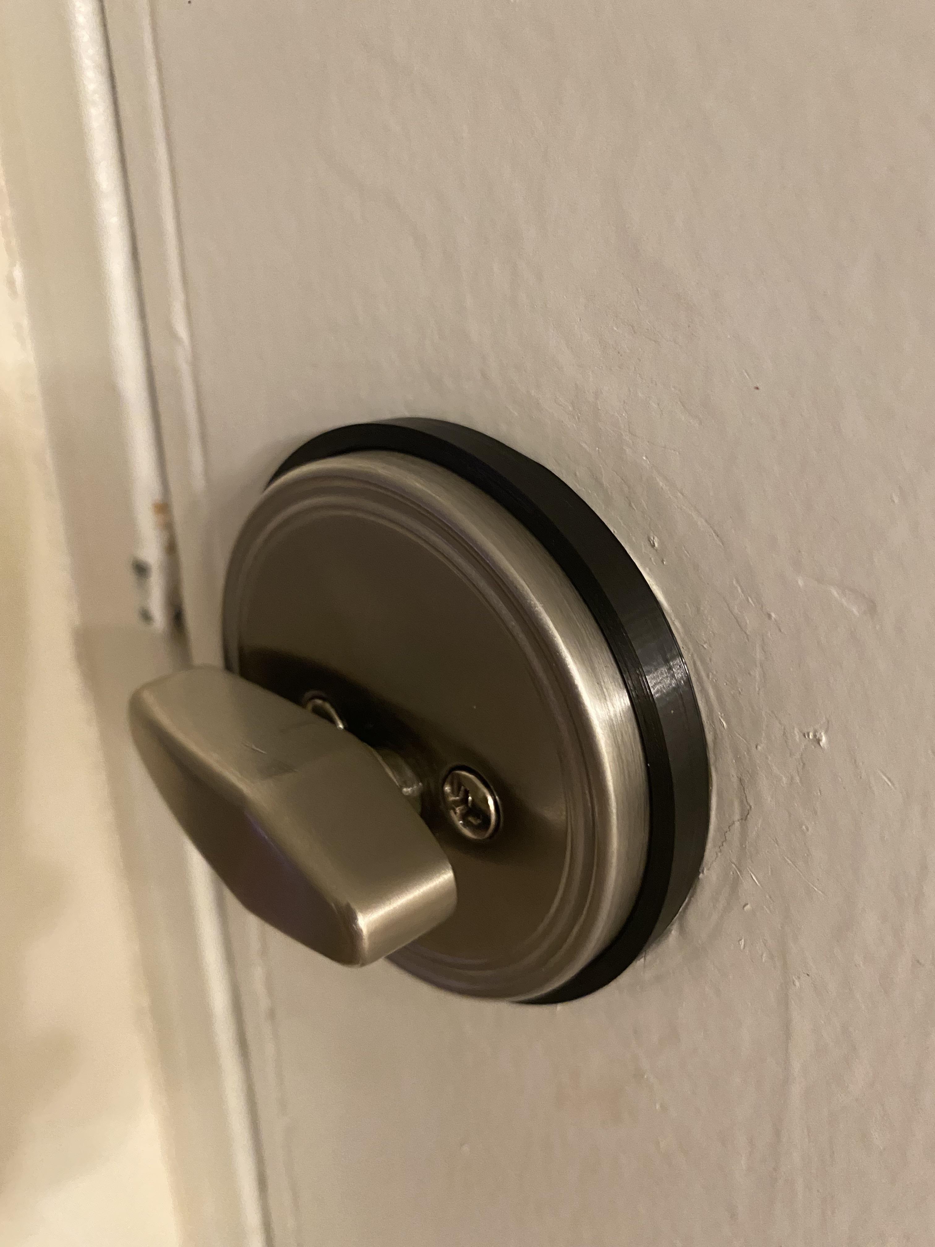 Deadbolt spacer for thin door r/functionalprint