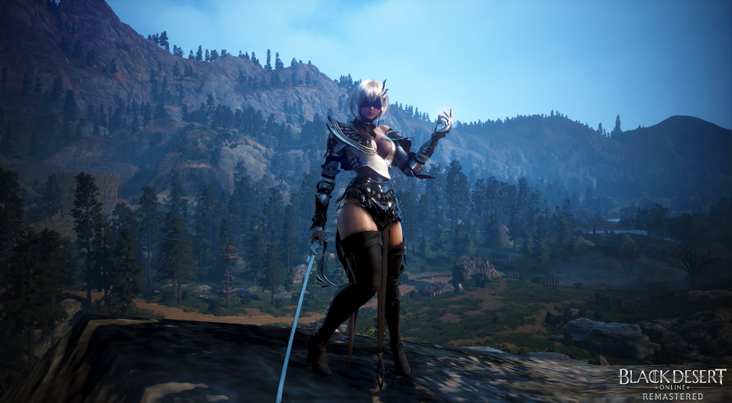 My new 2B character (Dark Knight). Credit to DesertObSon for the