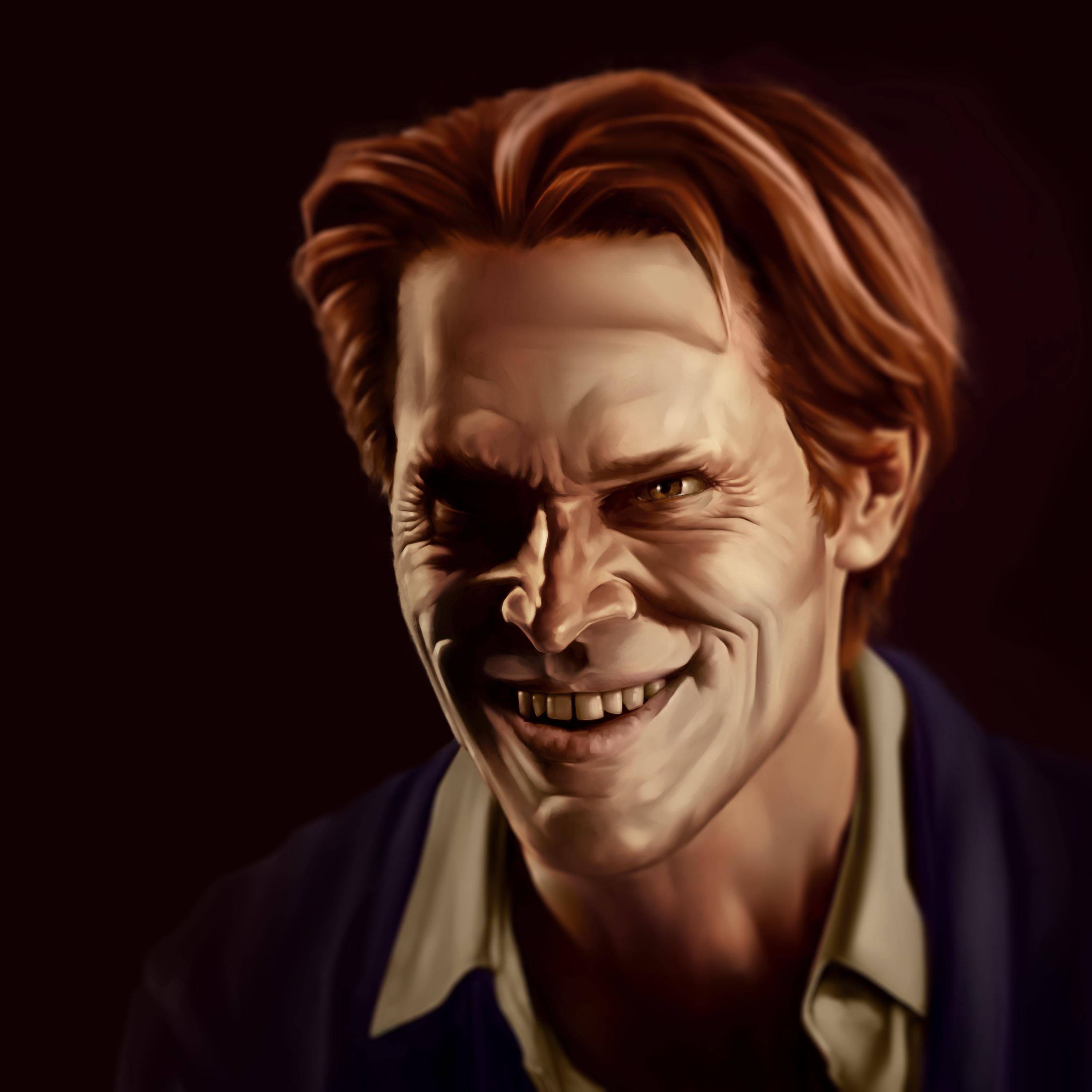 [OC] Thought you guys would like my Willem Dafoe fan art (from when he