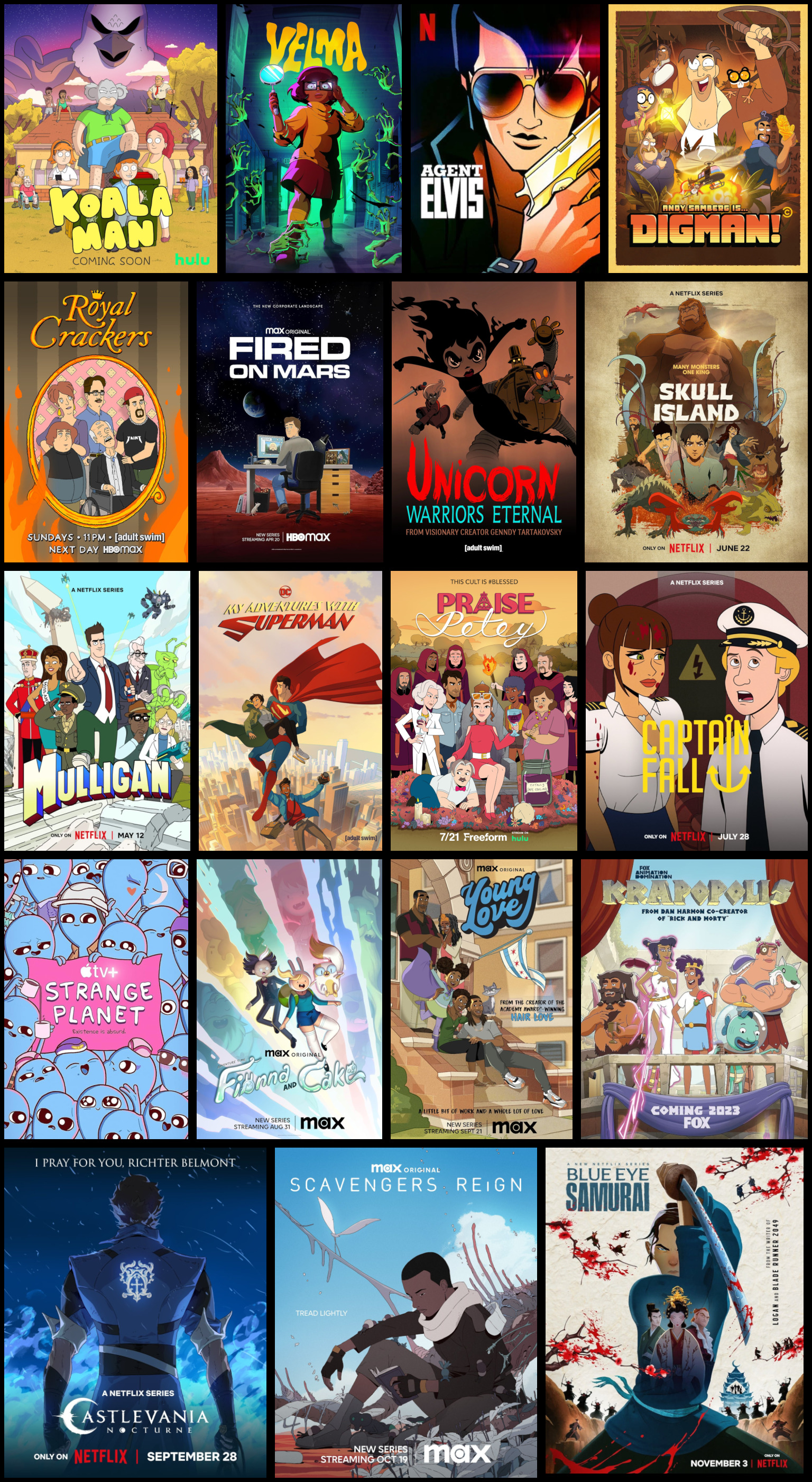 what do you think of the new adult animated shows of 2023 r/cartoons
