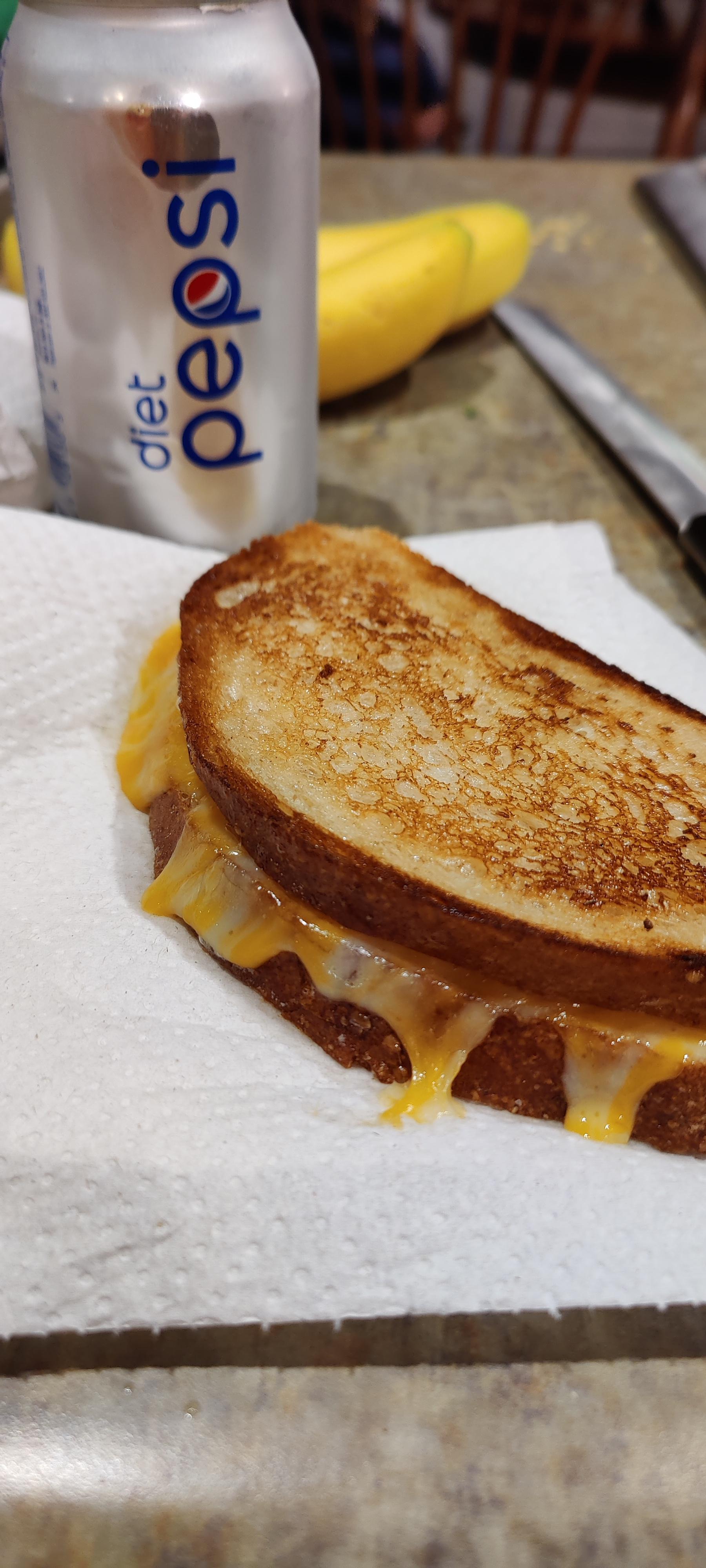 Grilled cheese on sourdough with Colby jack= mmmm r/grilledcheese