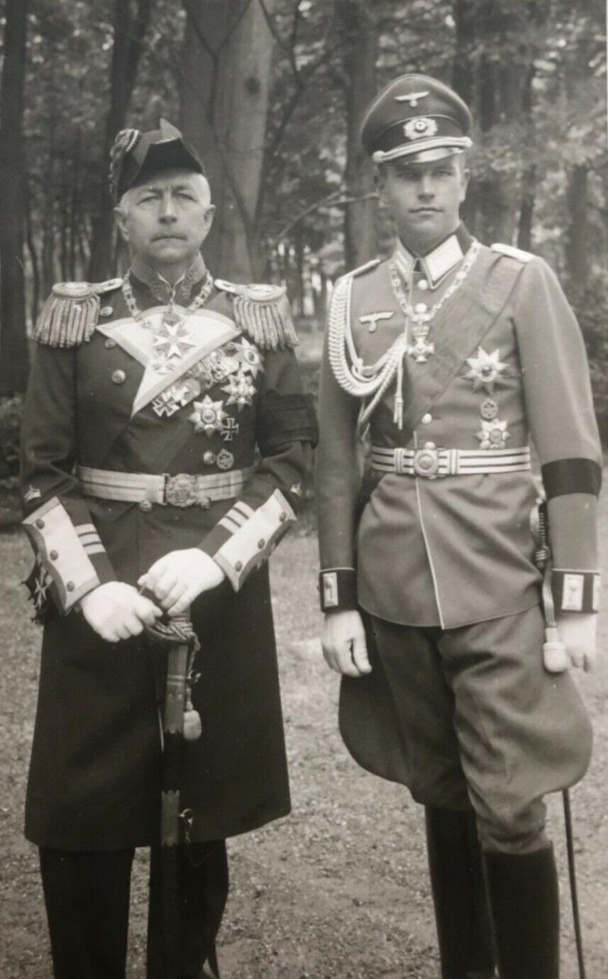 Prince Adalbert of Prussia with his son 1941 [857 x 1380] r/HistoryPorn