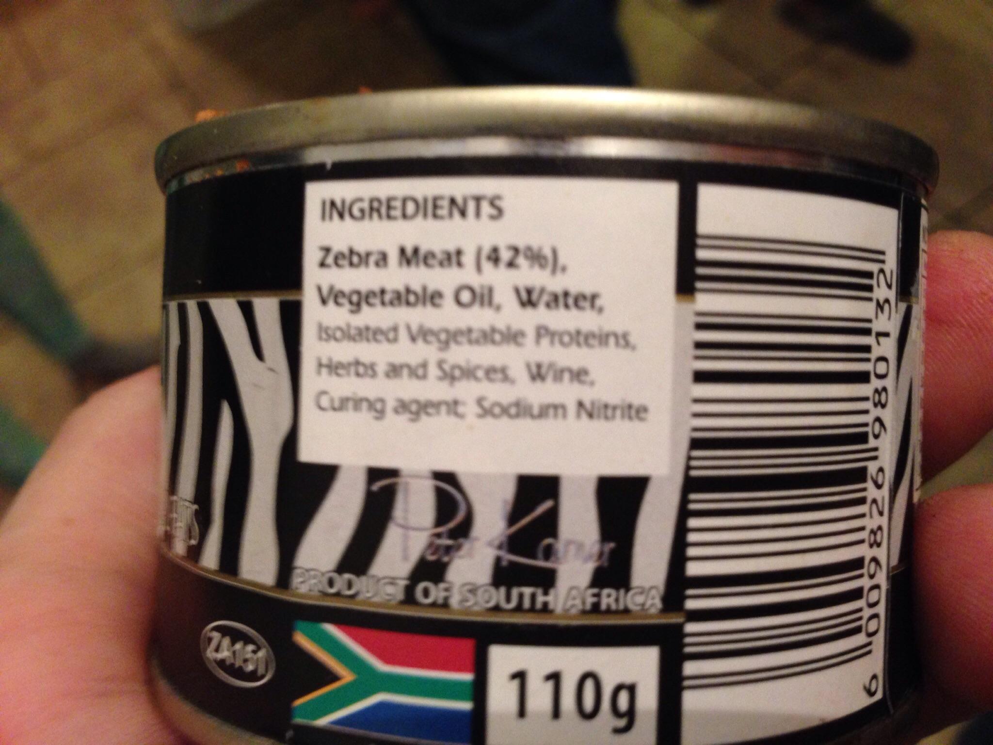 Zebra Meat