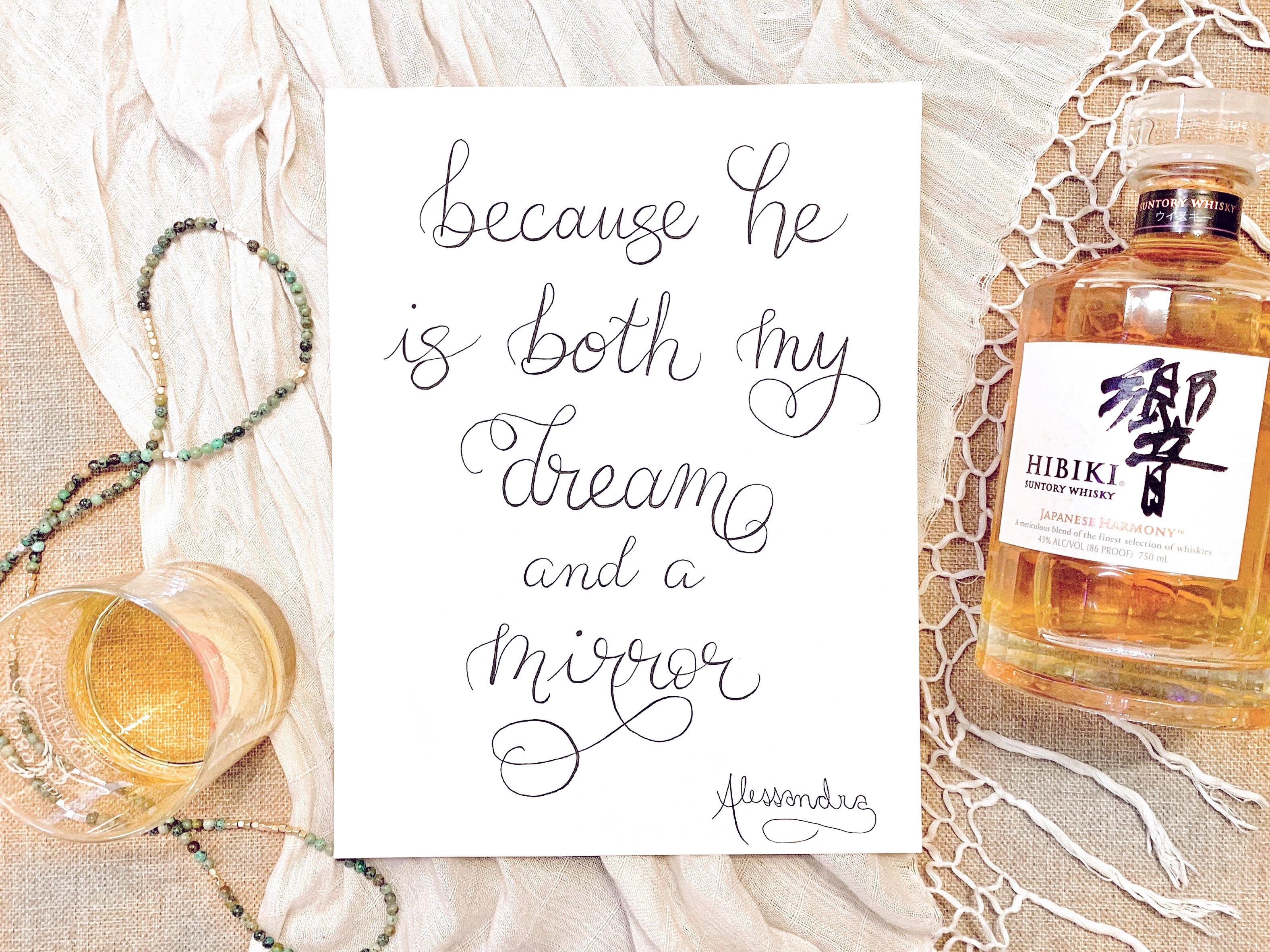 I’m still learning, but getting better! Used my own micropoem Calligraphy