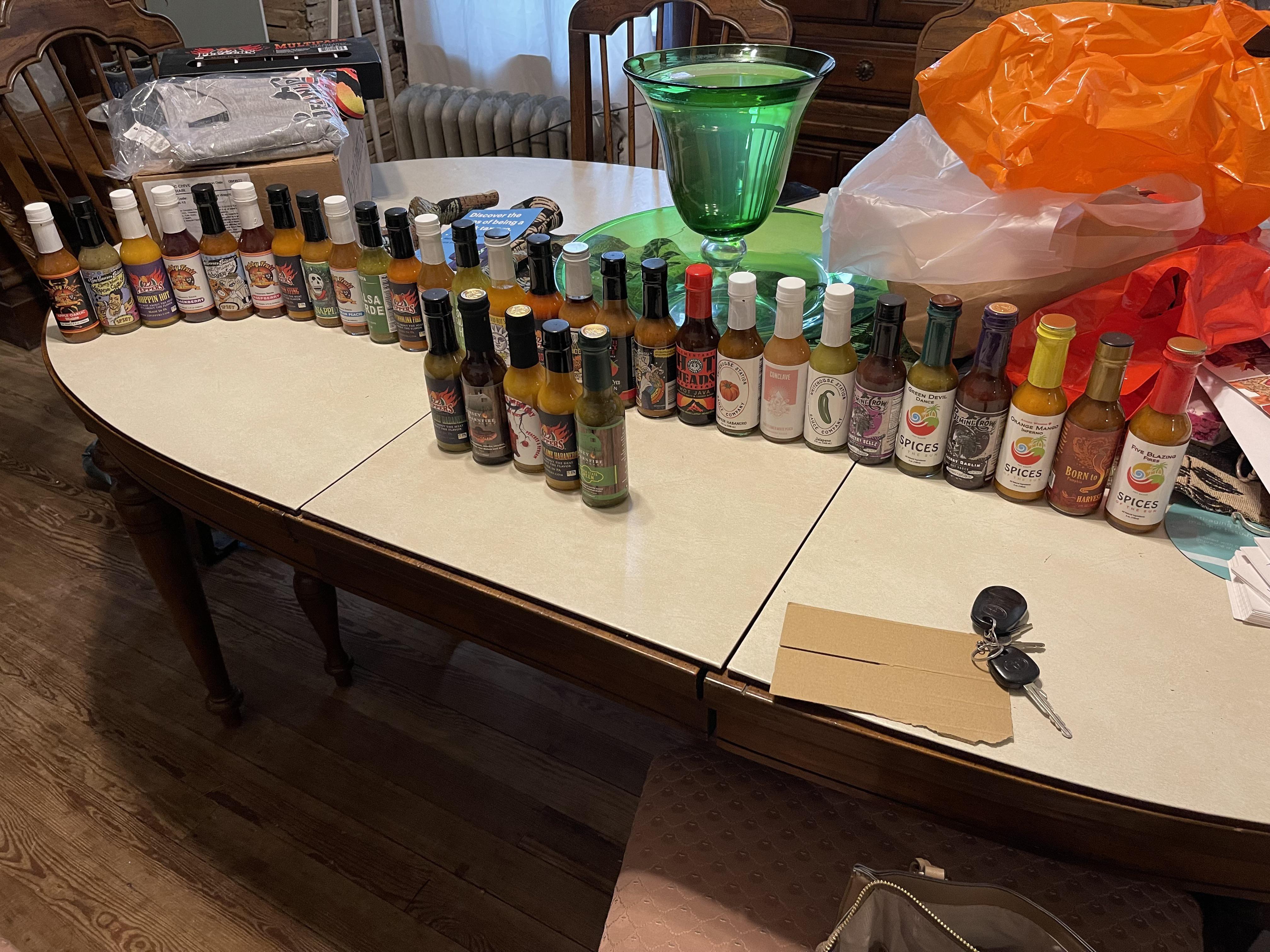 My take home from the Bowers Chile Pepper Festival r/hotsauce