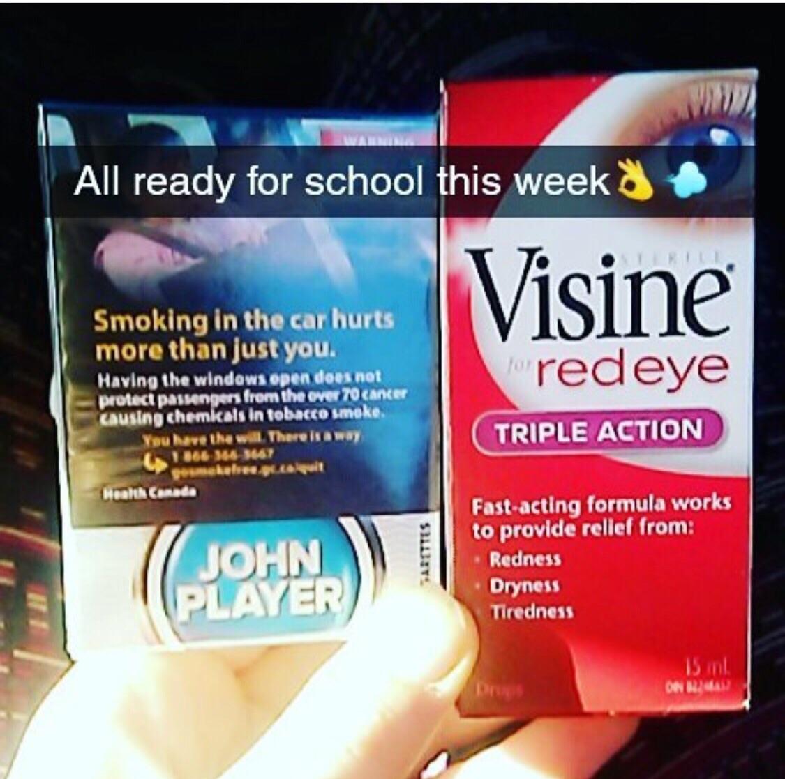 Standard school supplies r/trashy