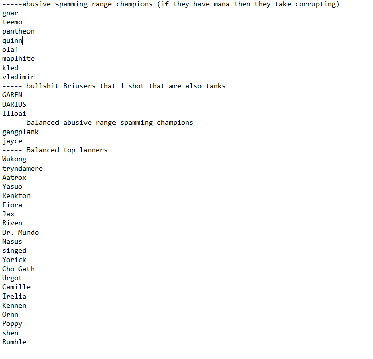 top lane in solo q top_mains