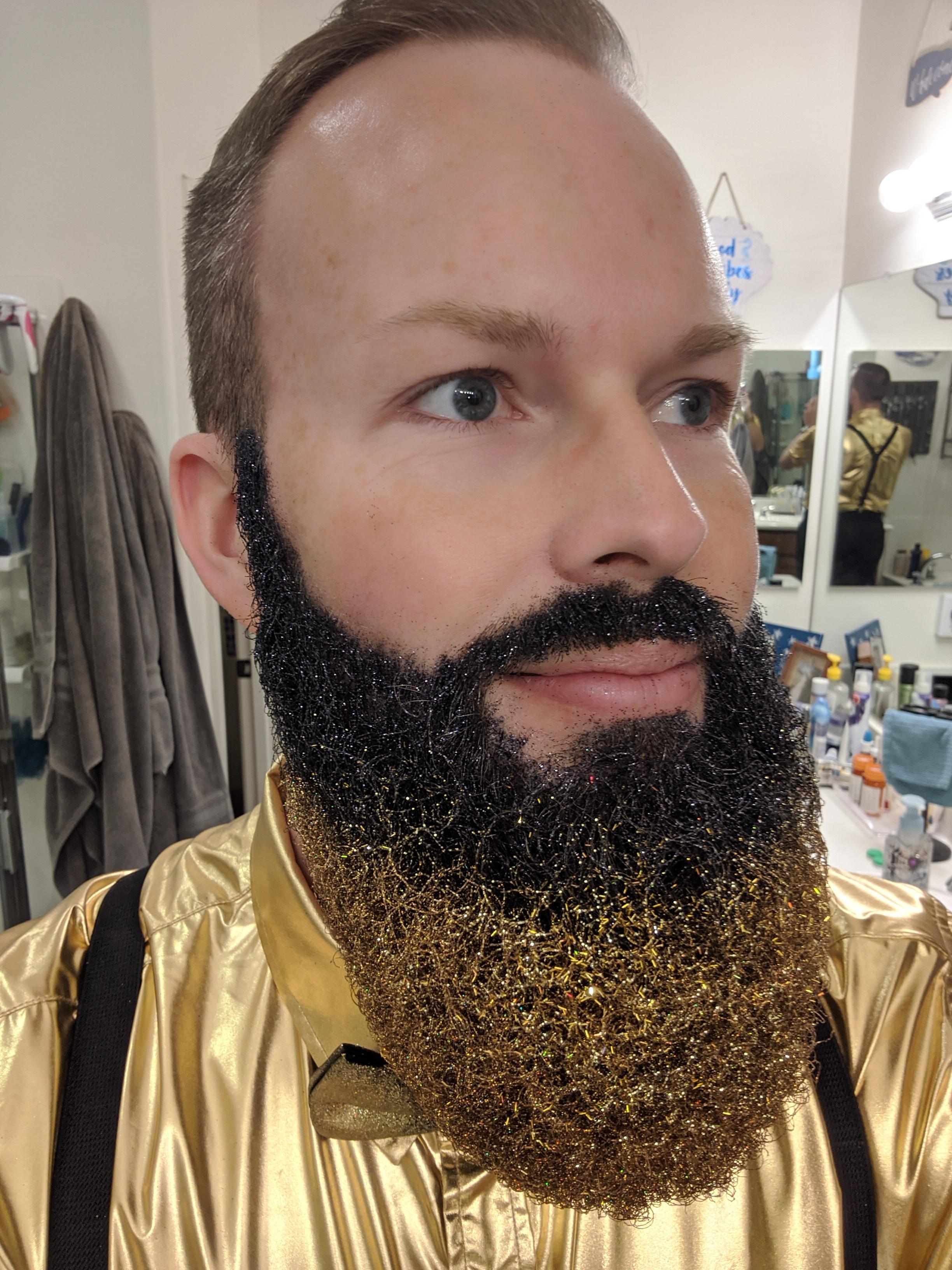 One more glitter beard for 2019!!! r/beards