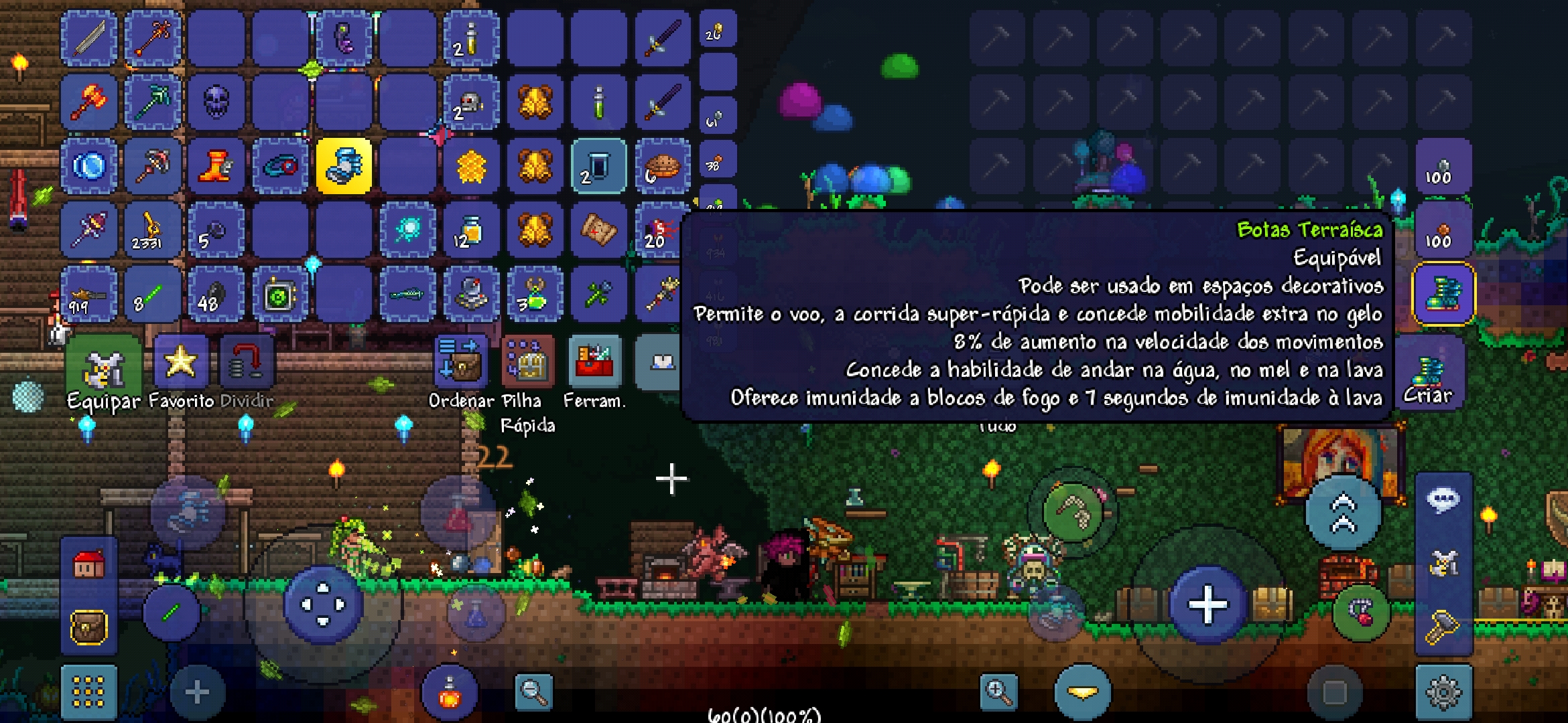 got the Terraspark boots before fighting the first mechanical boss and