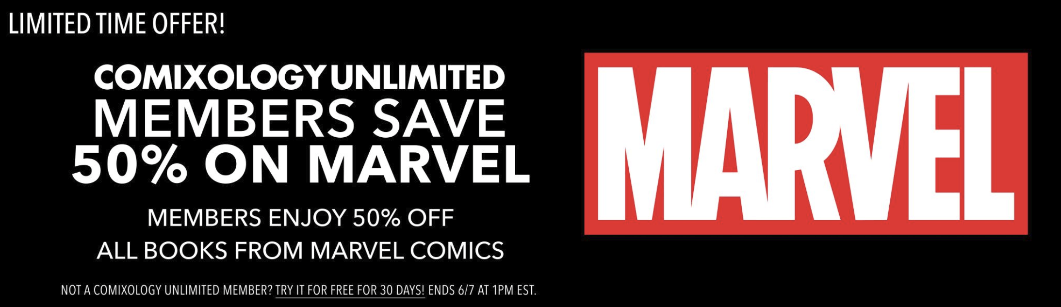Comixology Unlimited members save 50 on all Marvel, including this