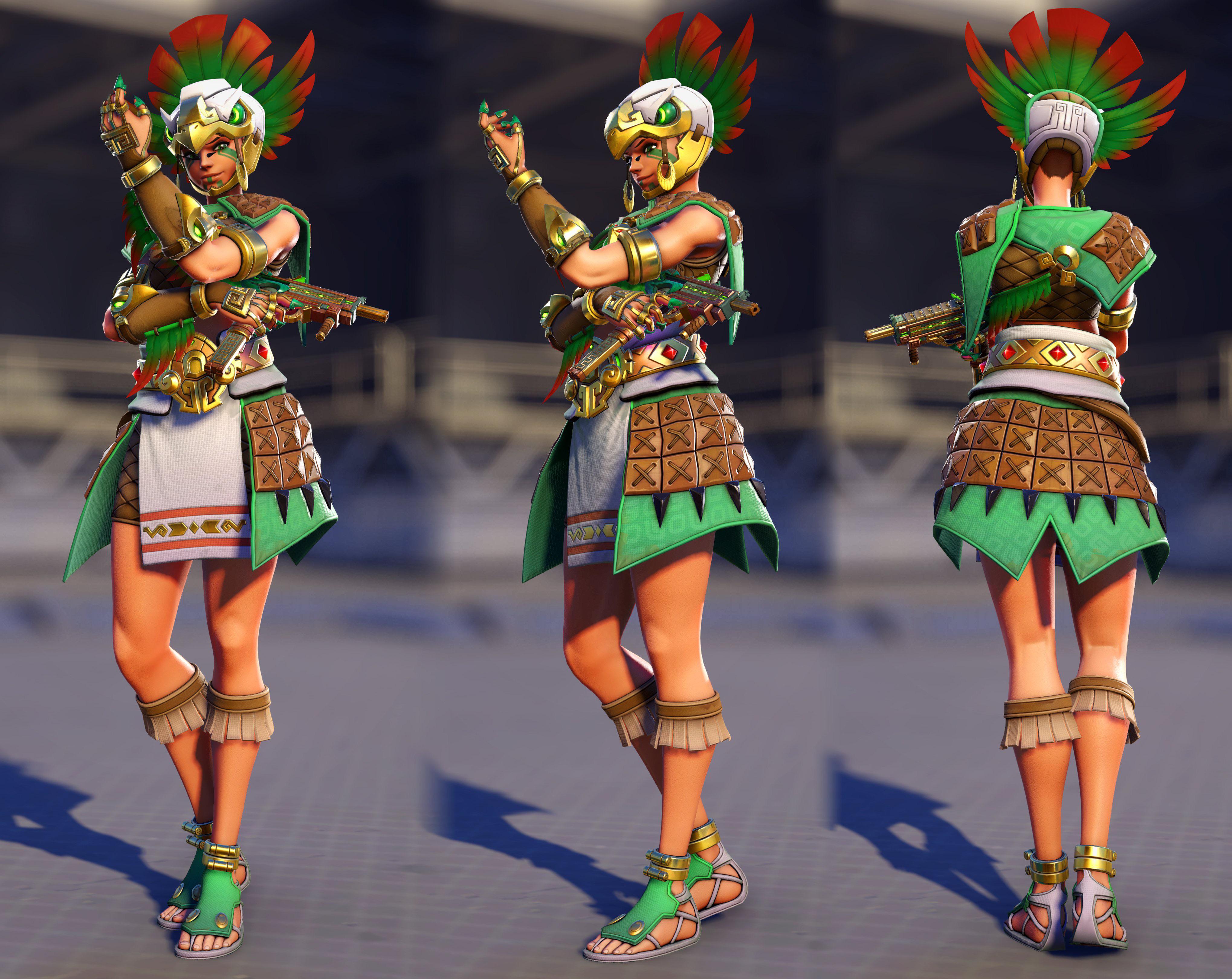 Full view of Sombra’s new Aztec legendary skin r/SombraMains