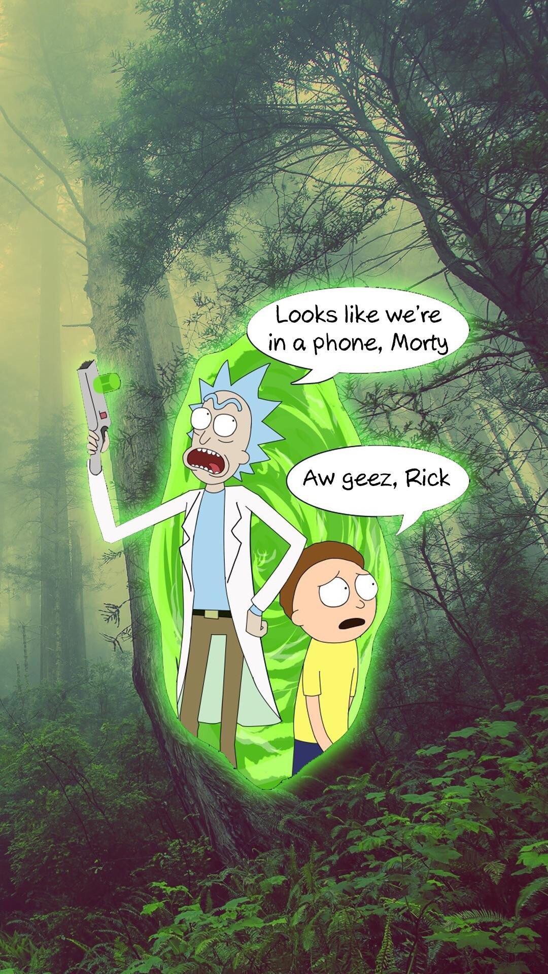 iPhone wallpaper r/rickandmorty