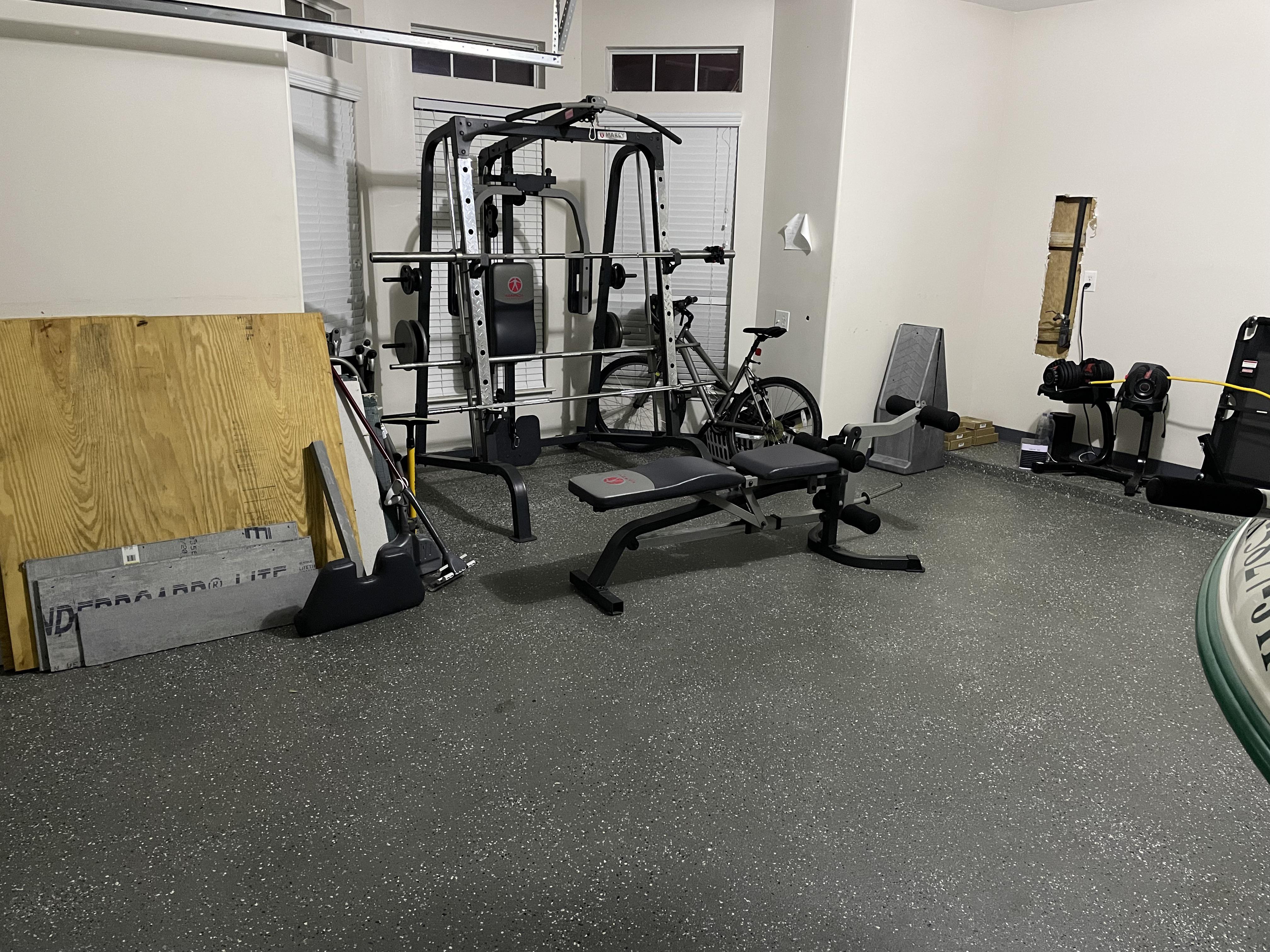 Plate storage ideas & further suggestions? (More below) r/homegym