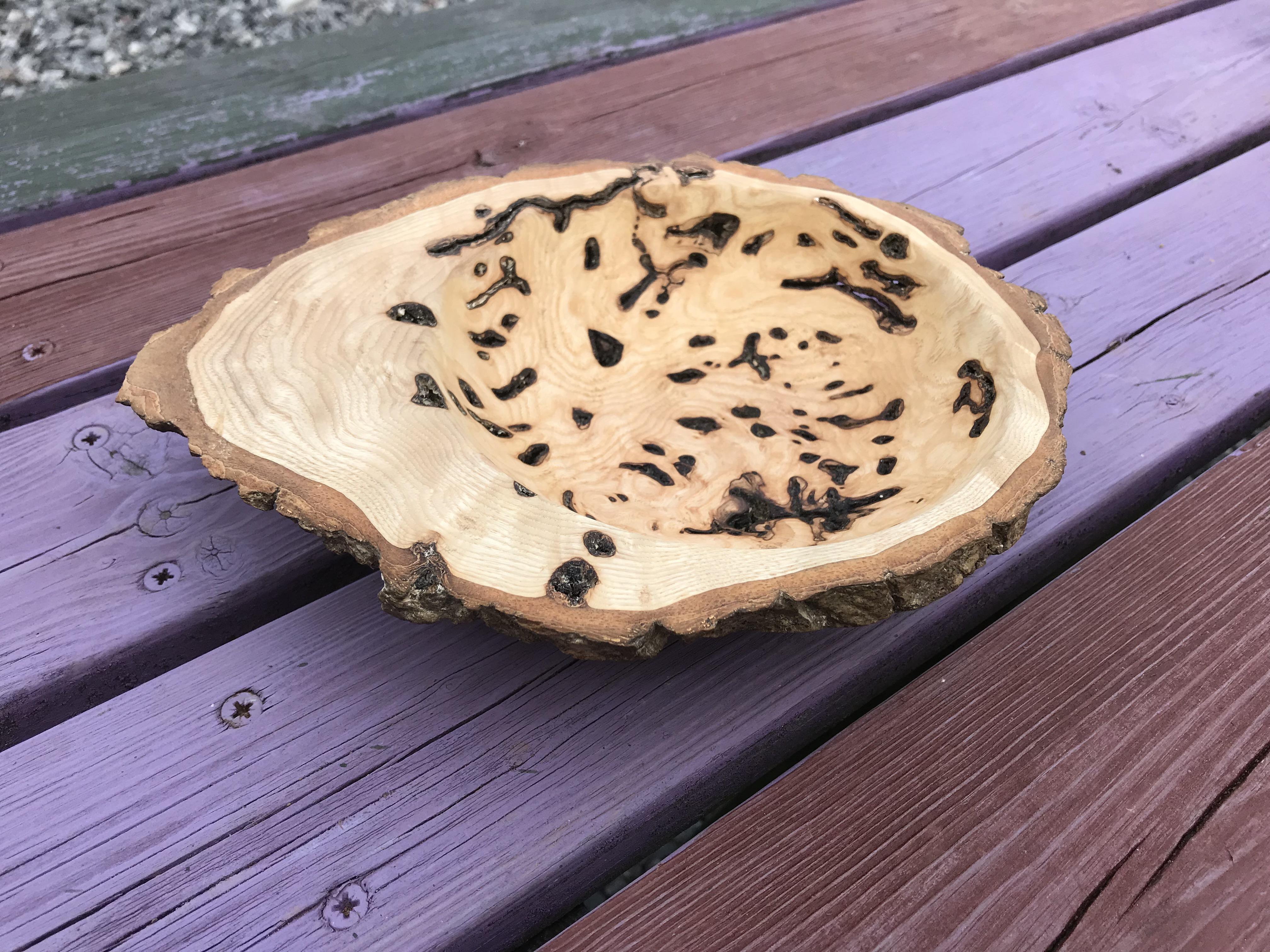 Oak Burl 12” in biggest dimension. My farther was luck enough to be