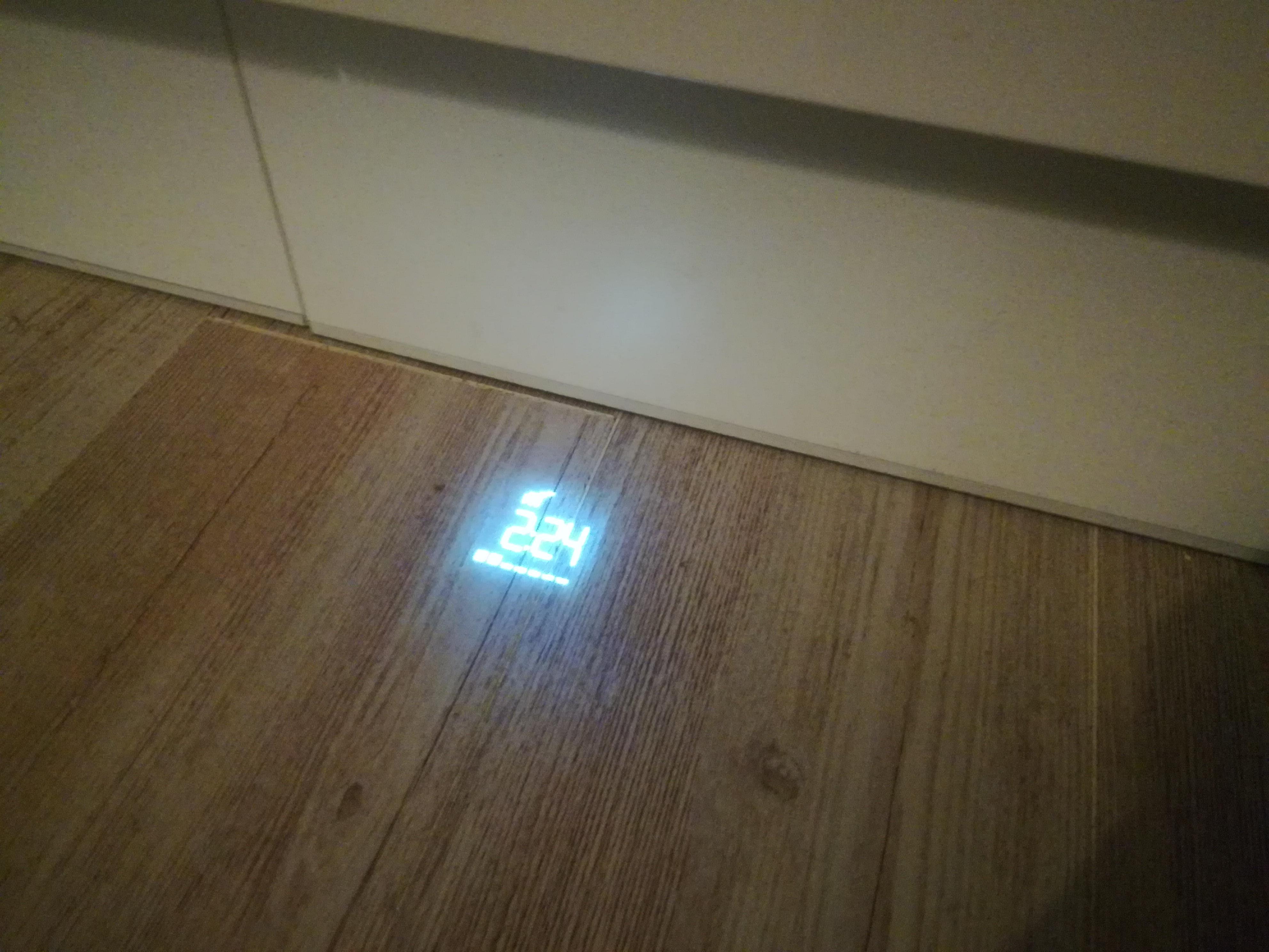This dishwasher projects info onto the floor r/mildlyinteresting