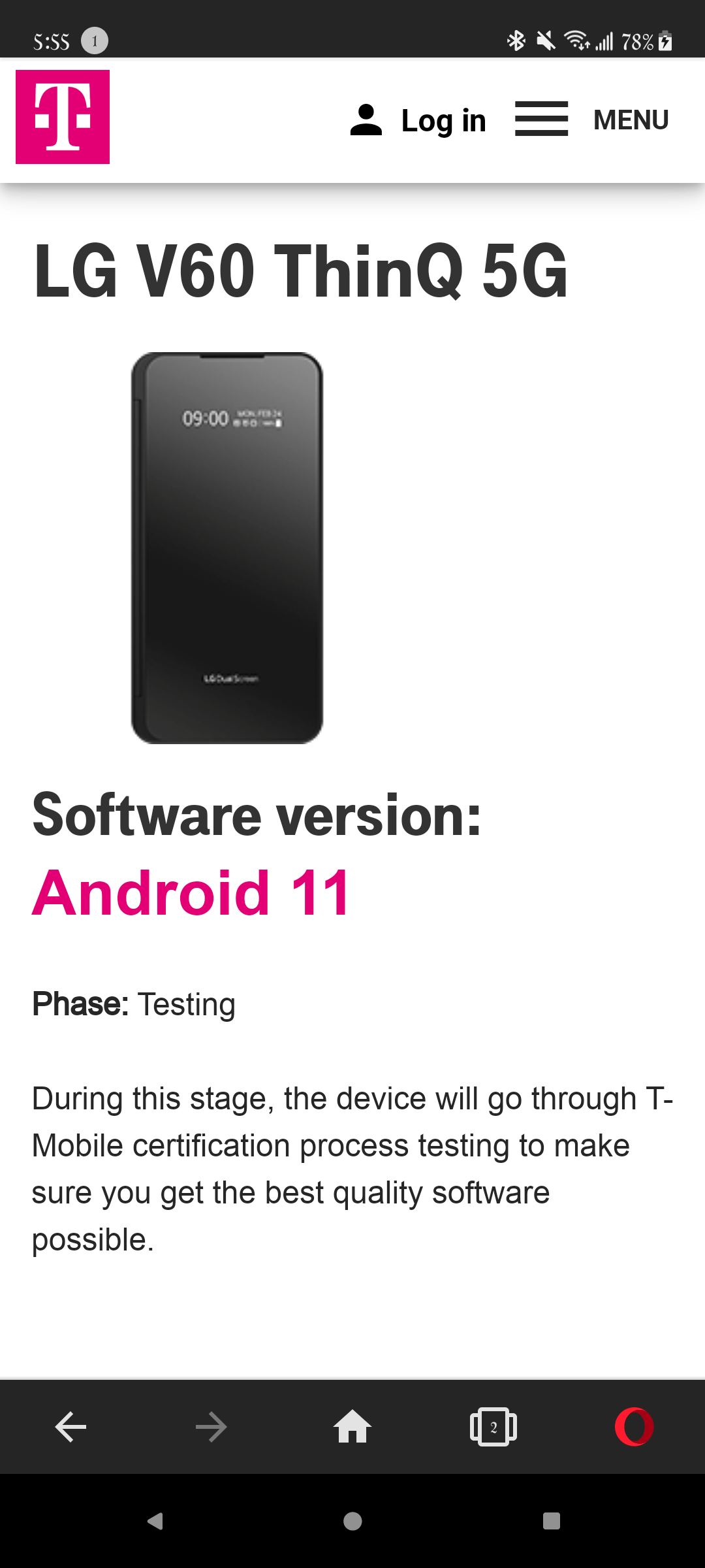 Checked on TMobiles official update tracker for those on tmobile for