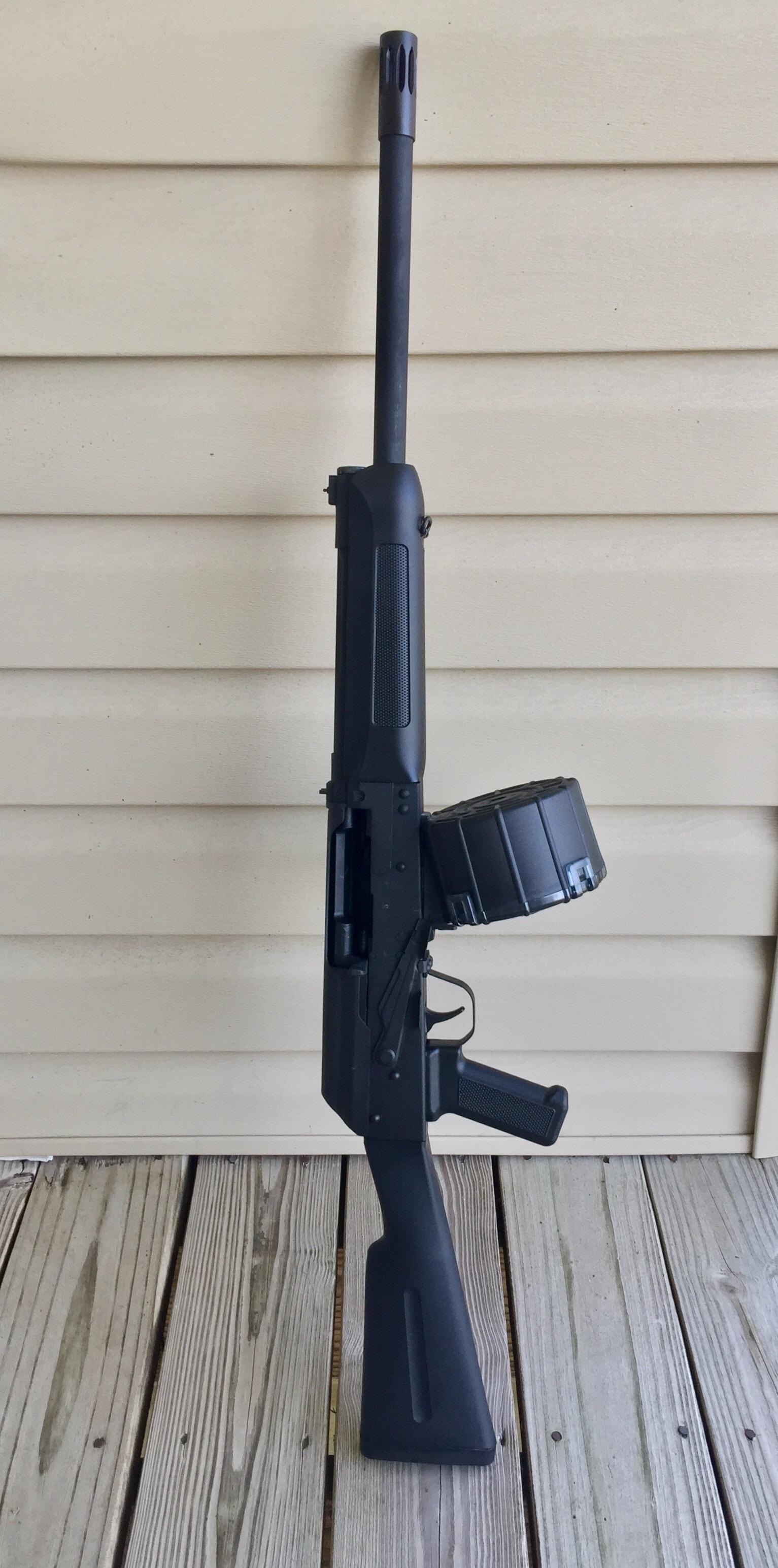 SDS Lynx 12. Added a muzzle brake, and compact 10 round drum. r/GunPorn