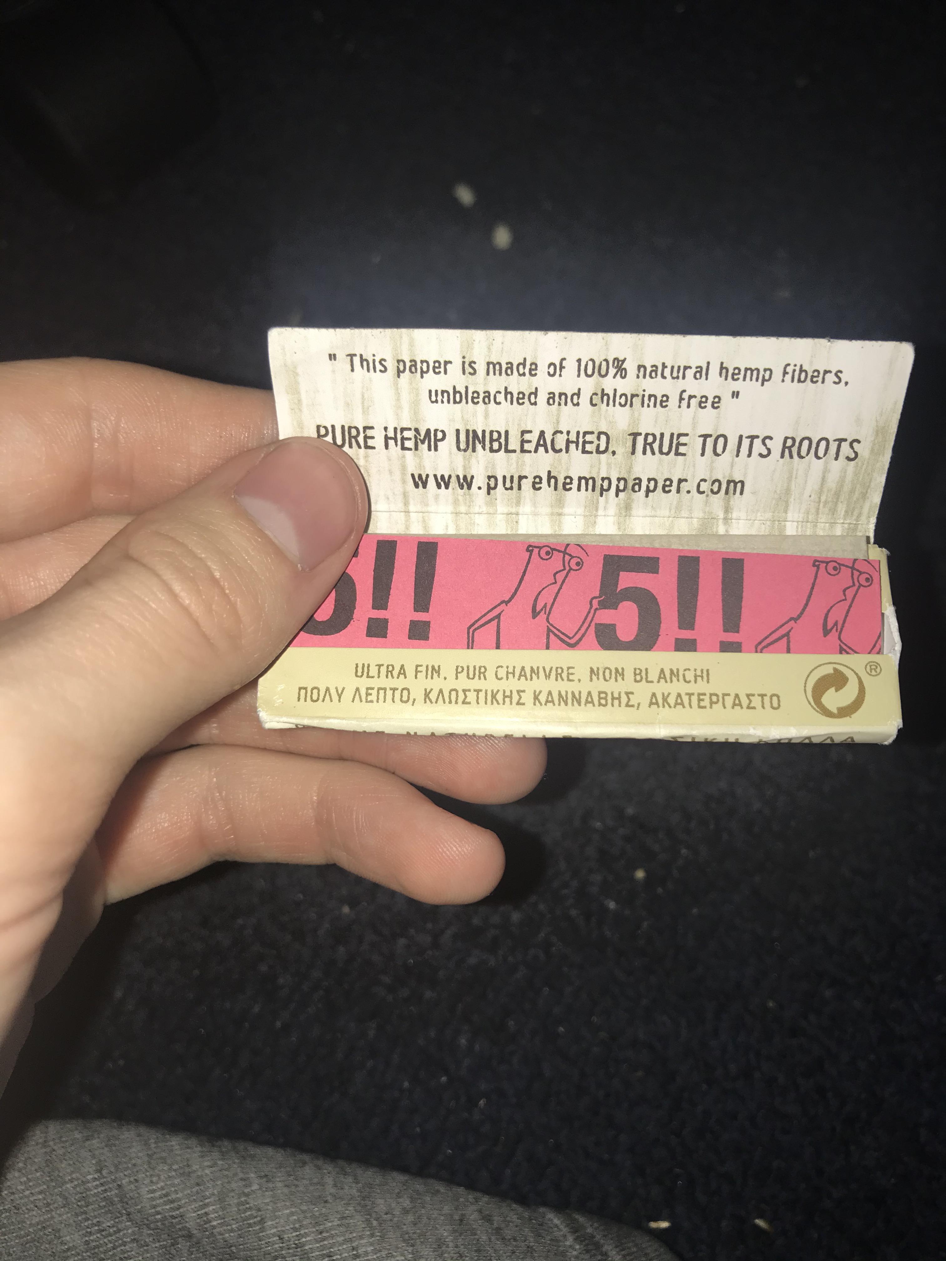 Helpful tab in rolling papers alerts you when you’re down to 5 papers