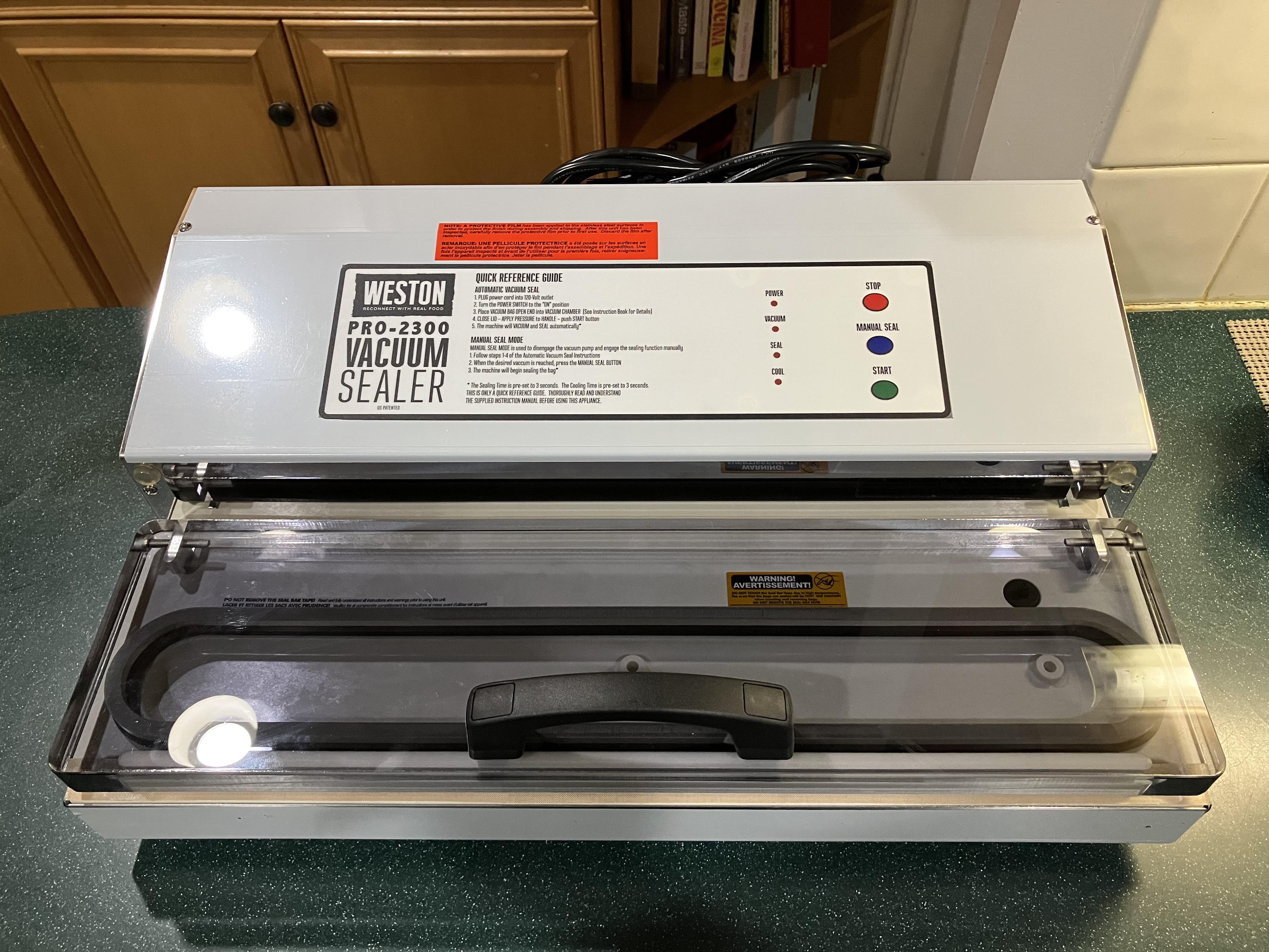 My FoodSaver gave up after 10 years so I upgraded. Not sure if this is the right spot but damn