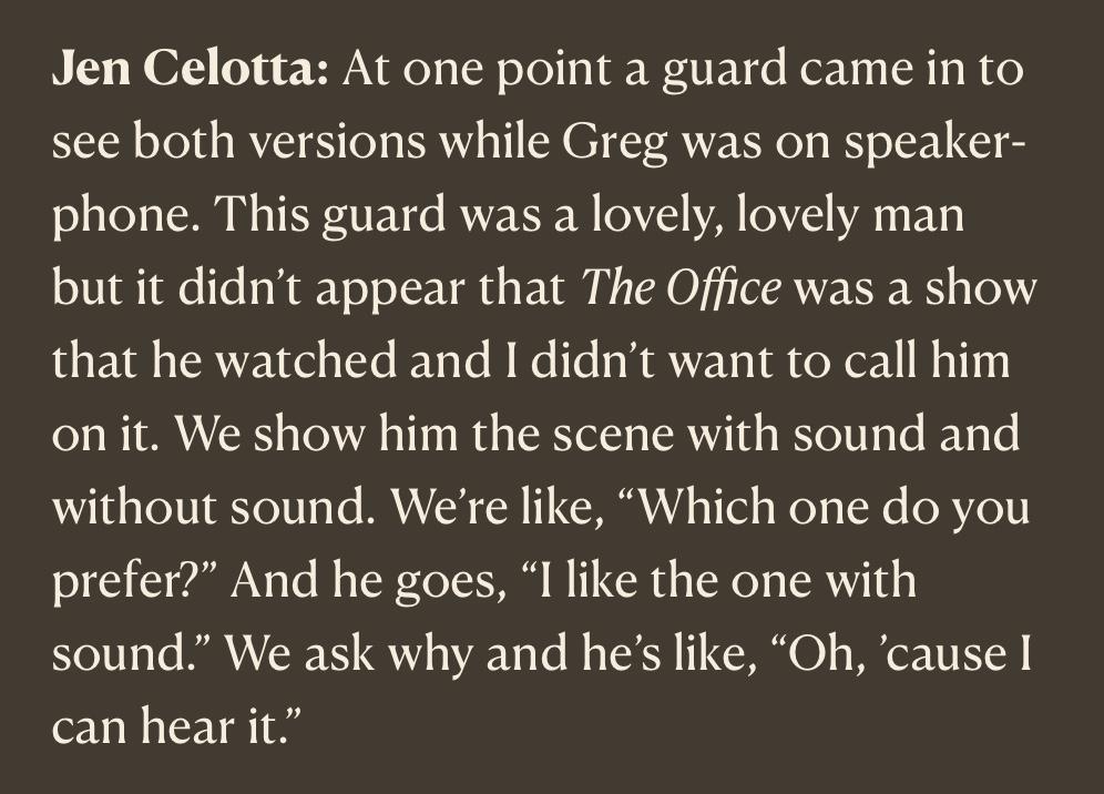 Chairs or copier? When Greg Daniels was debating whether Jim's proposal