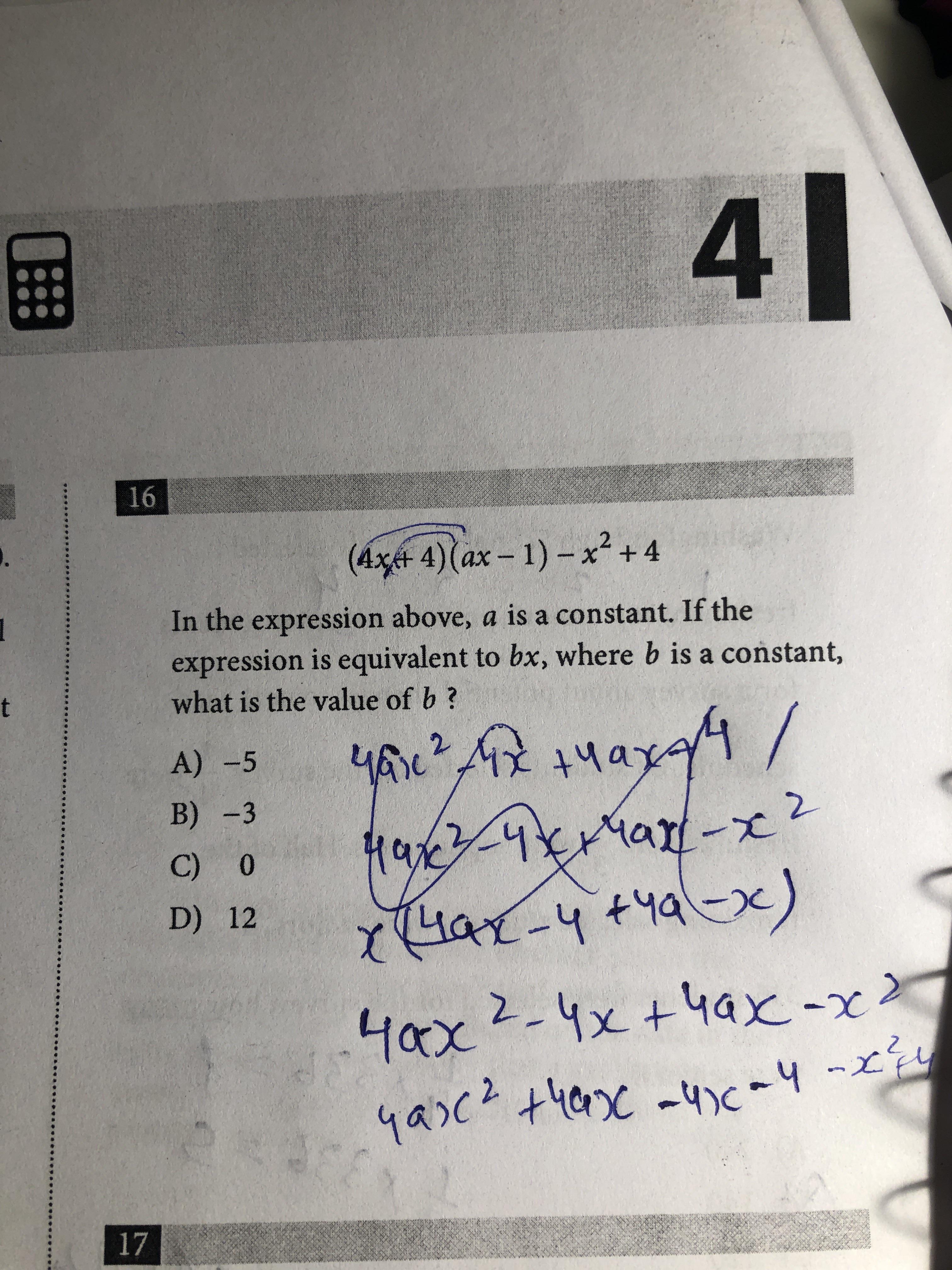 How to solve this? Sat practice test 9 Q16 (Calculator) r/SATACTprep