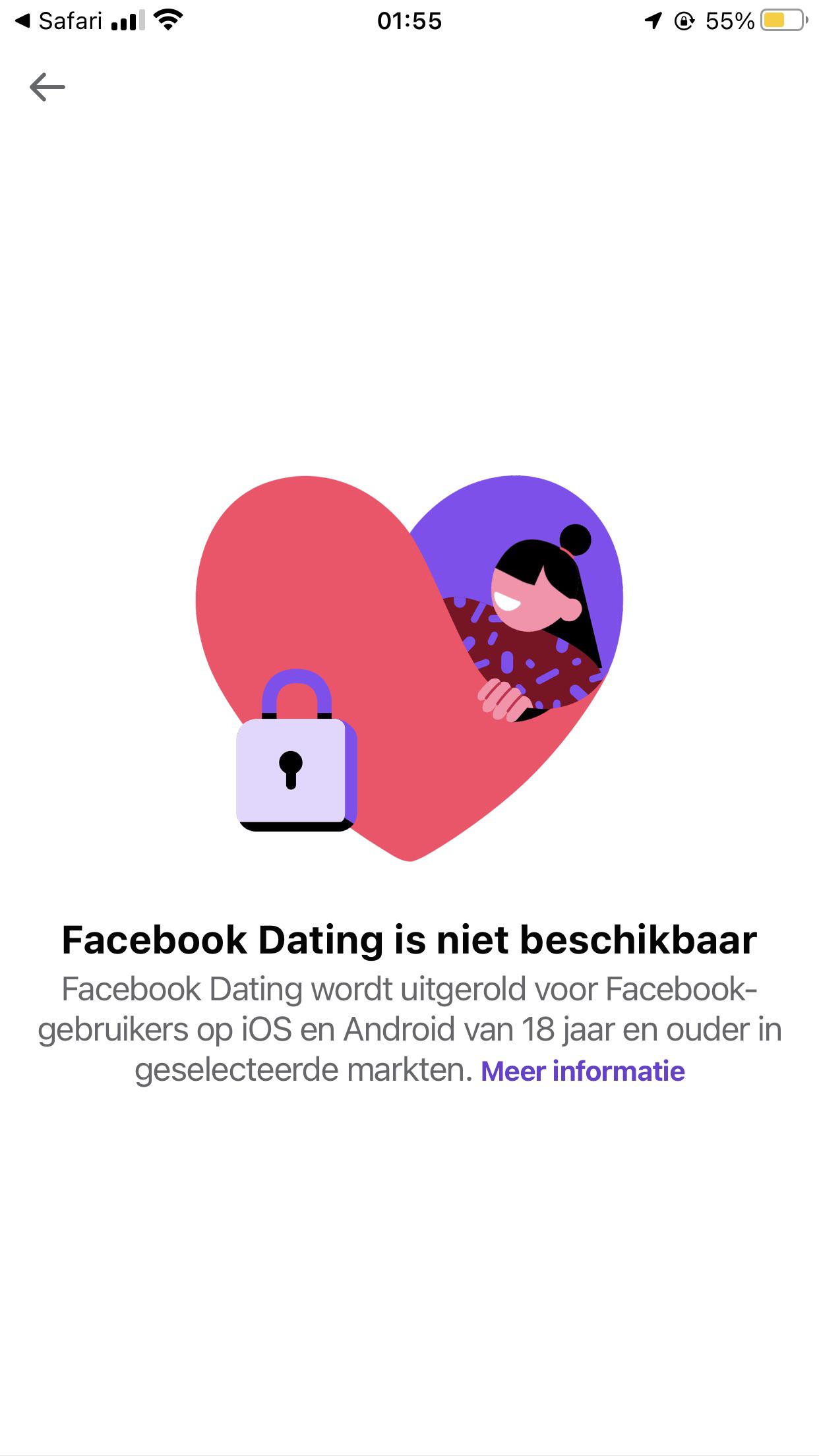 Why is facebook dating not showing? r/facebook