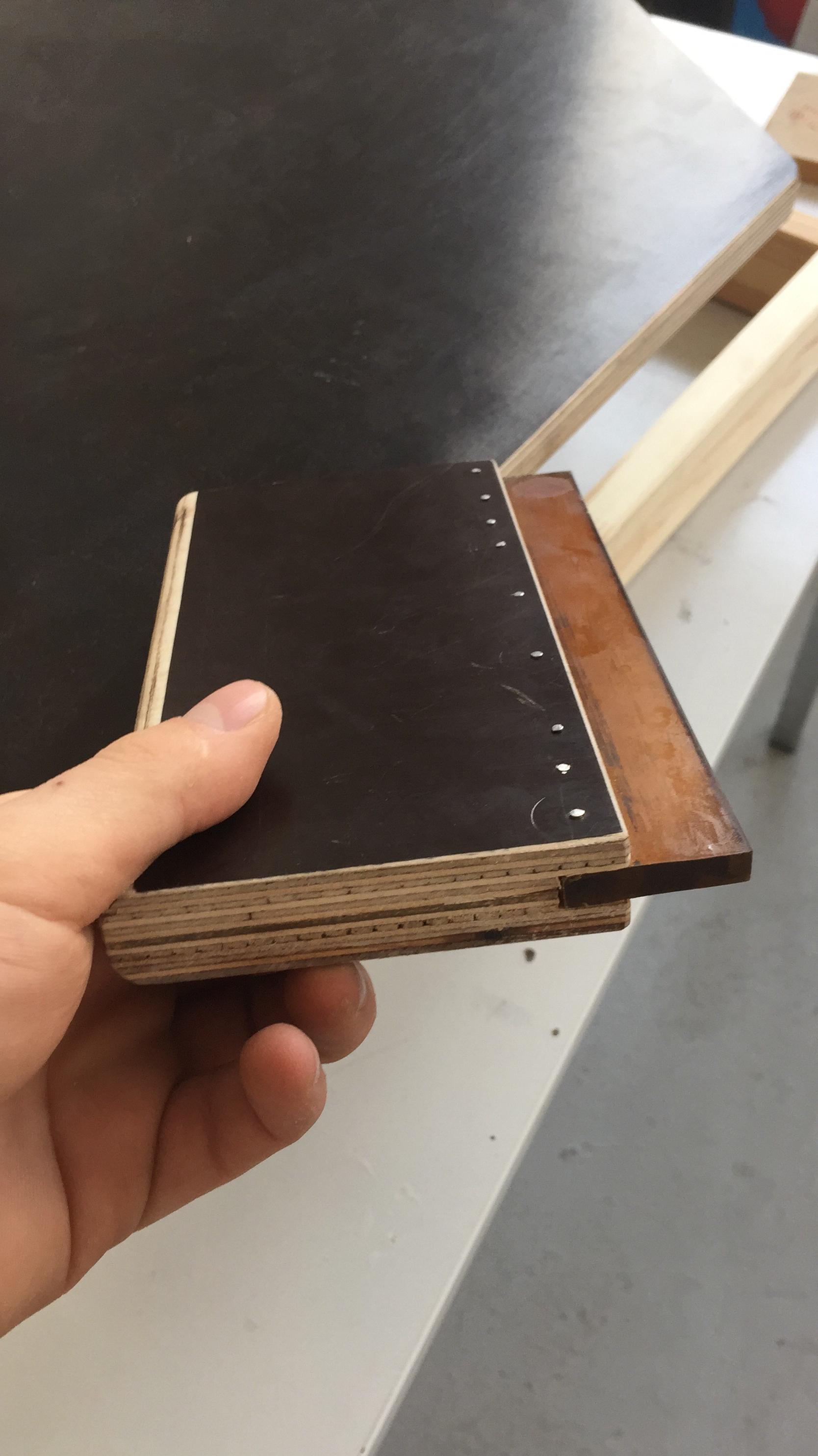 my 10 year old small squeegee broke last week. I made a new one out of