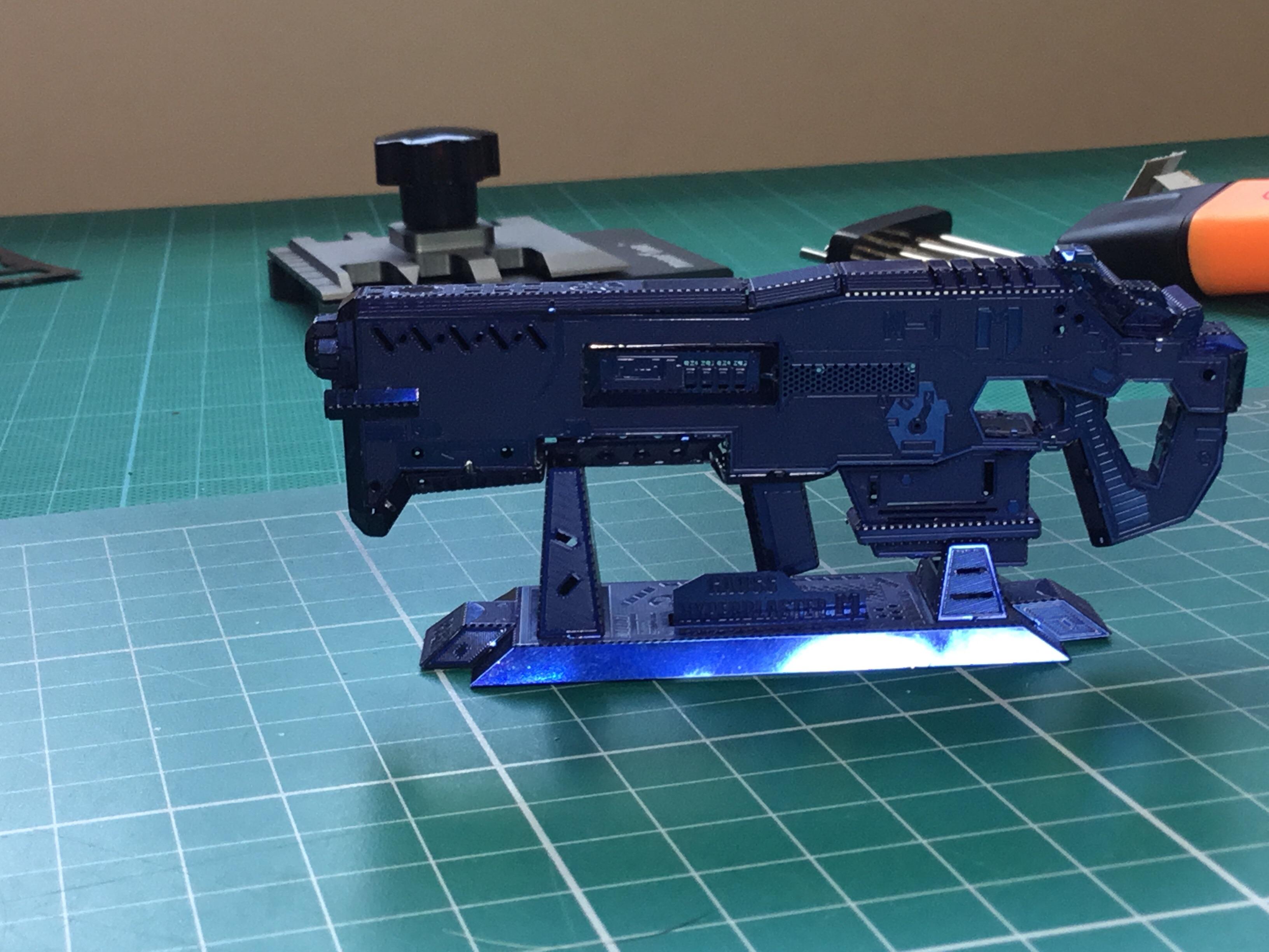 mu Gauss Rifle. Great model but read the instructions through before