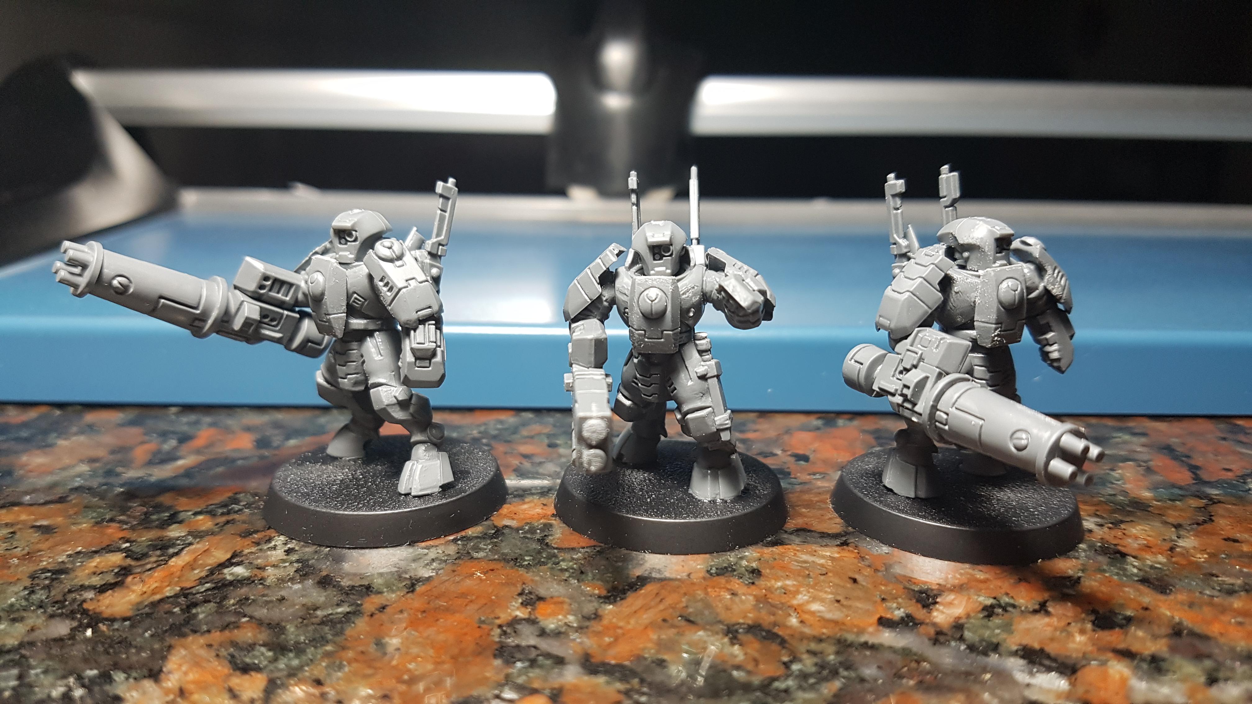 Kitbashed XV15 Stealth suits , thanks to the user TheRyeas for the