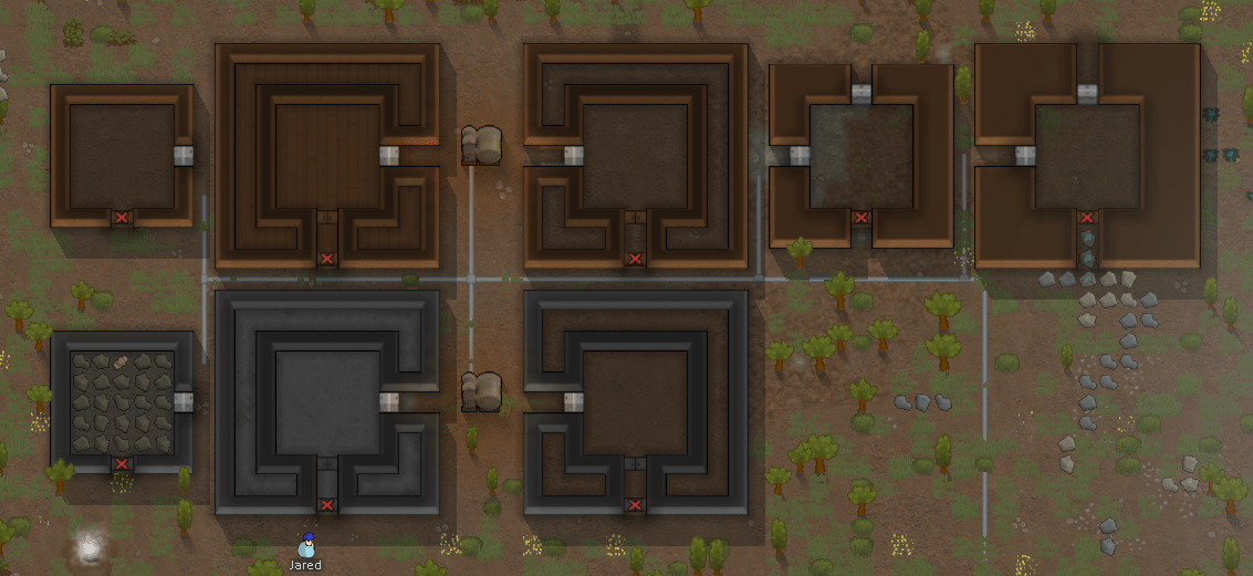 Testing insulation capability on freezers. r/RimWorld