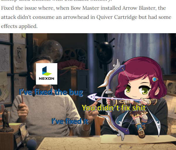 arrow blasters arrows still pass through enemies, it also no longer