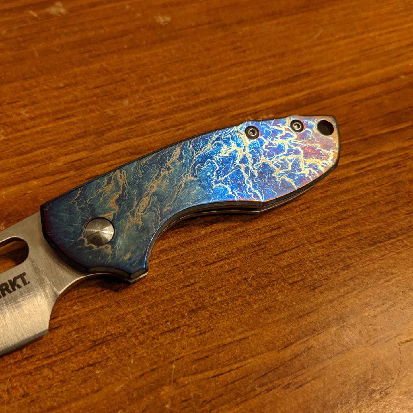 Spyderco Resilience Rit Dye black G10 knifemods
