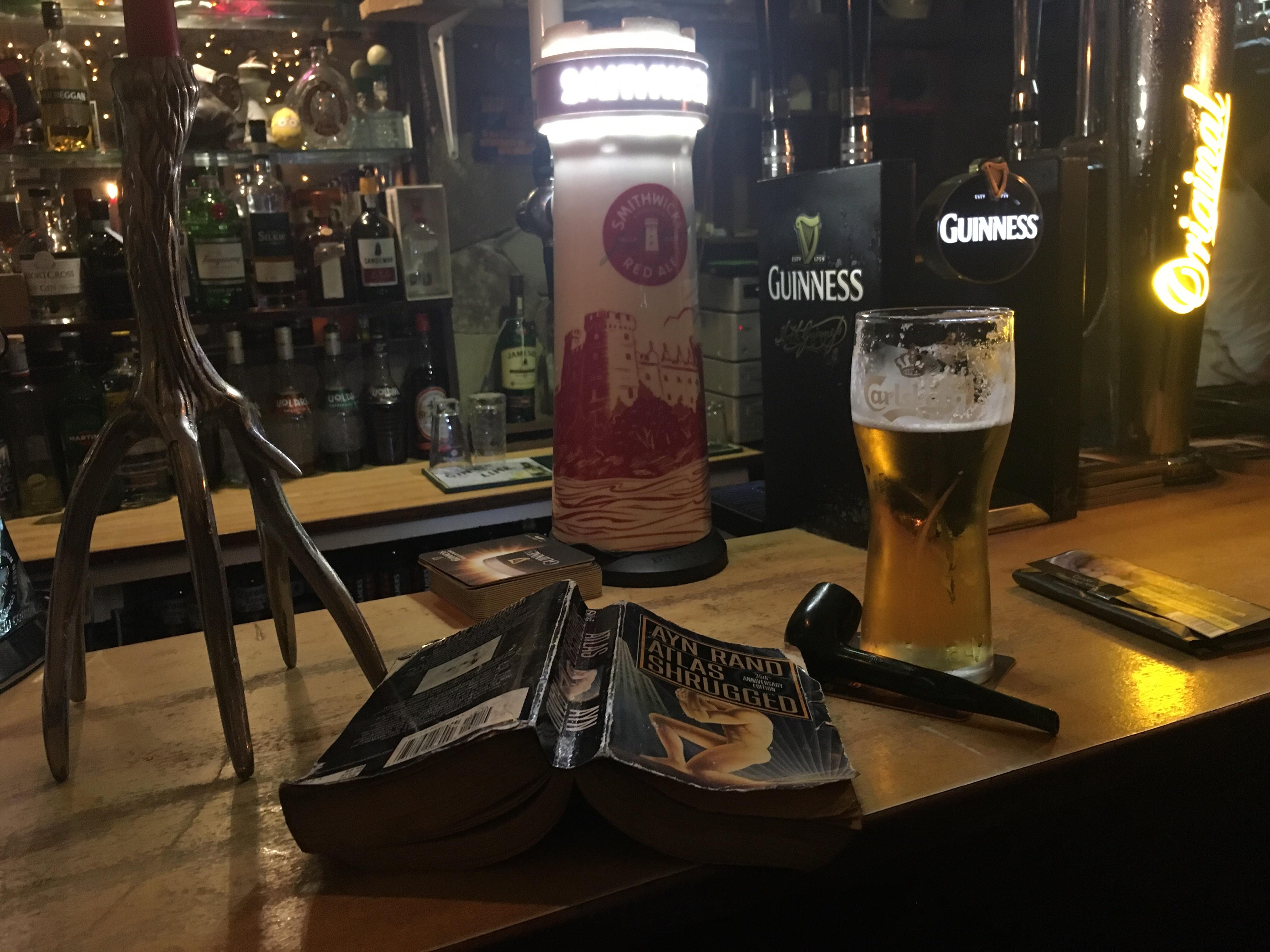 Enjoying one of my last few nights in Ireland. (Been smoking whatever