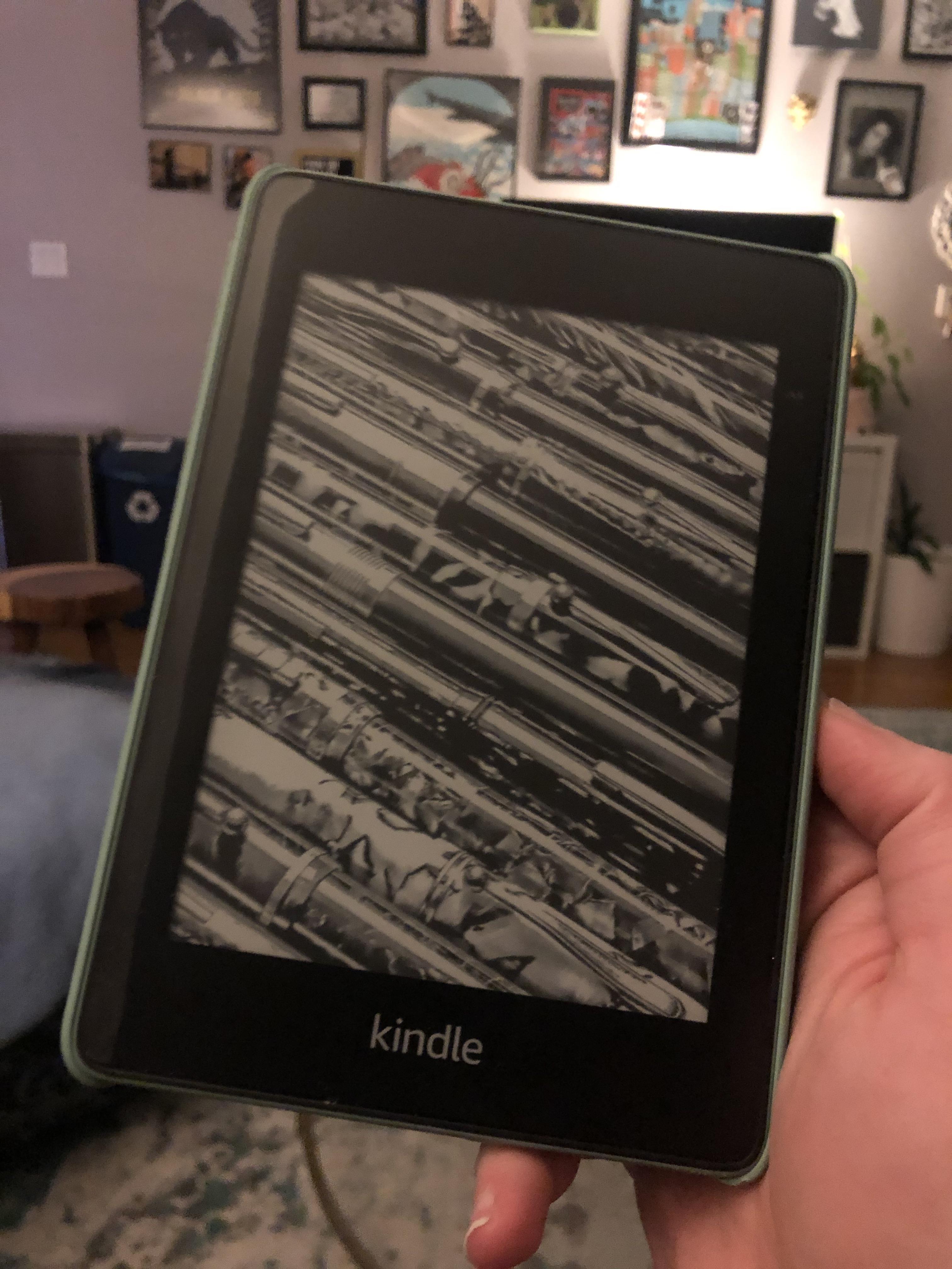 My Kindle cycles through random background images when it’s in sleep