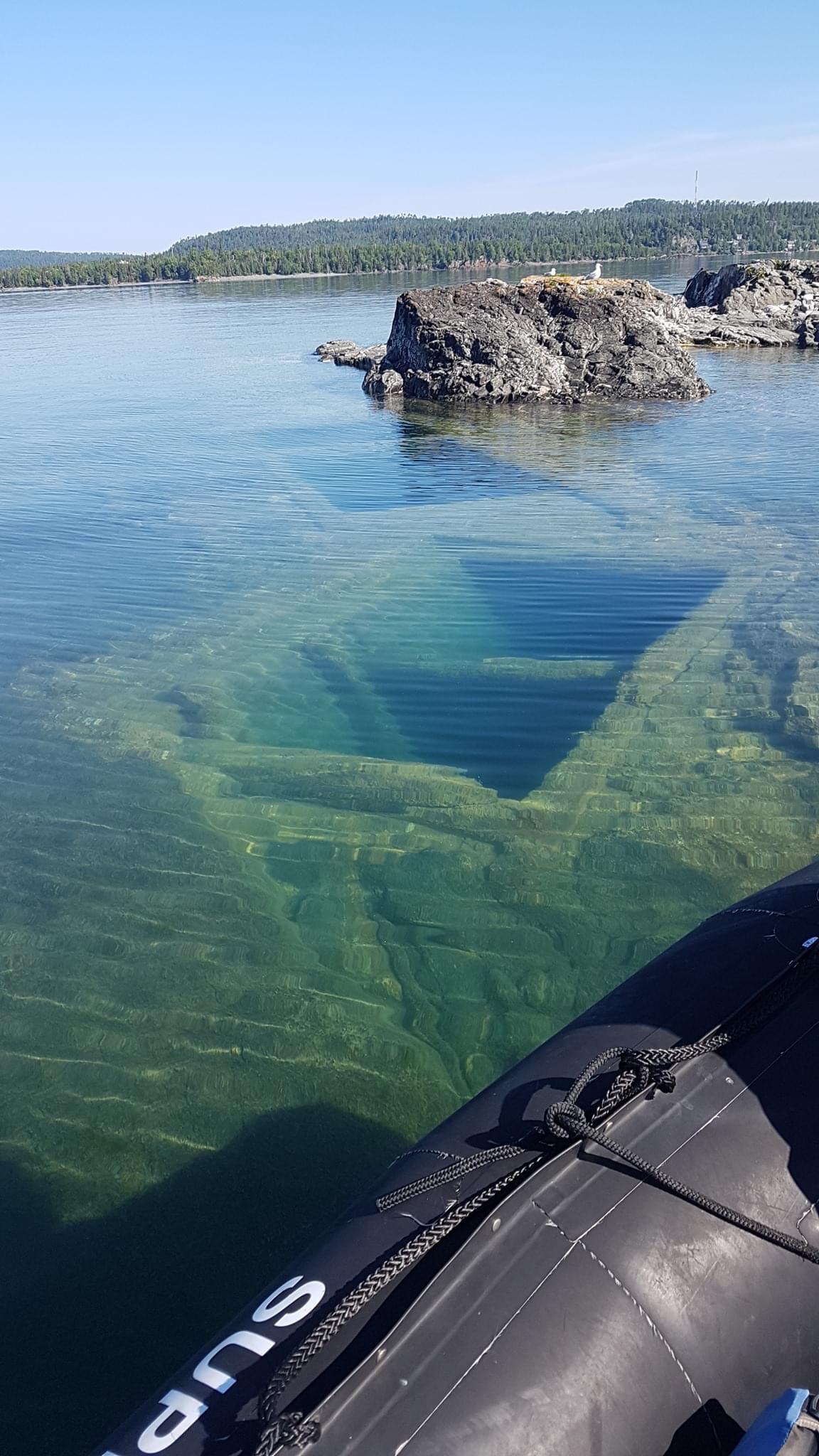 Abandoned silver mine shafts. Lake Superior Thunder Bay Ontario. r/pics