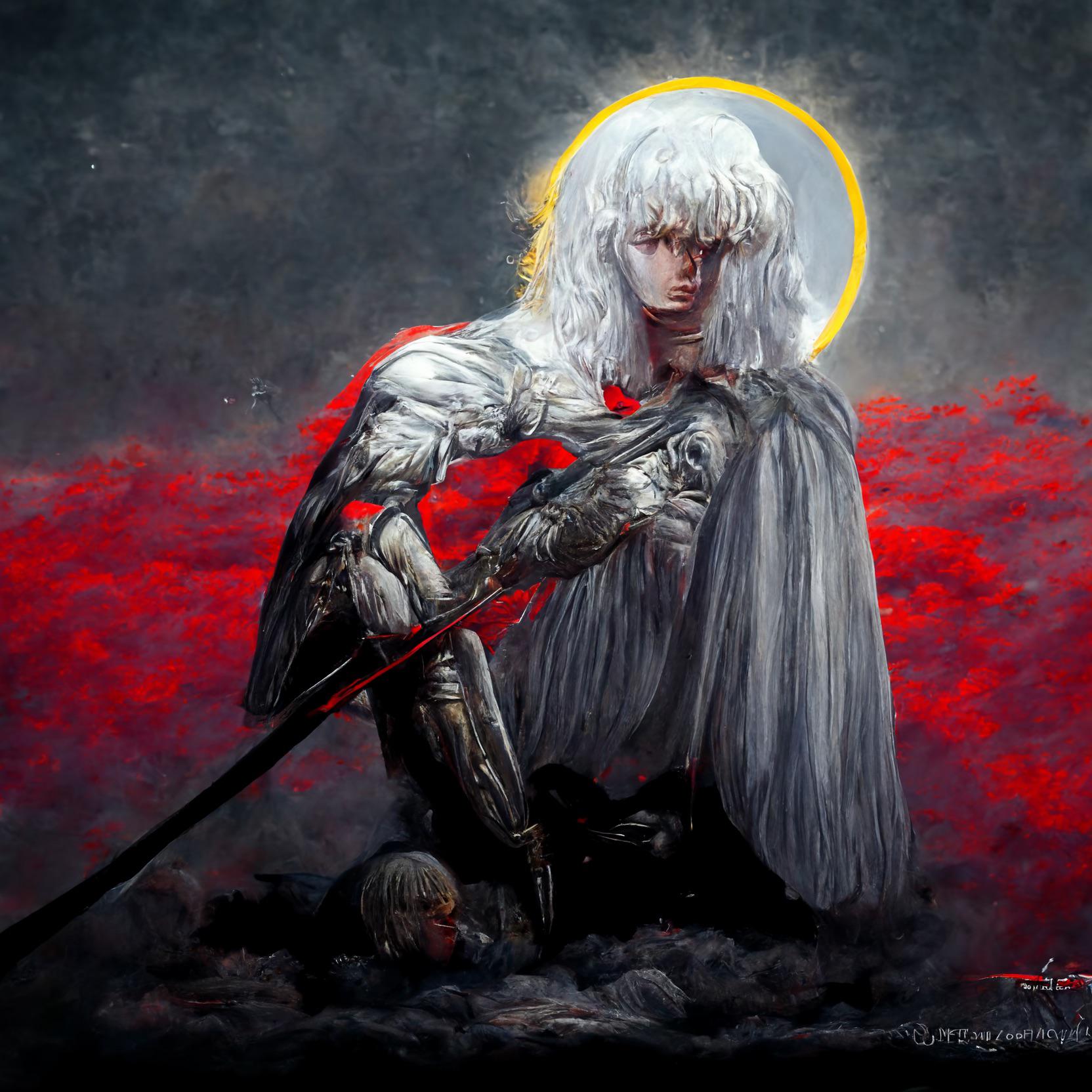 Griffith, Savior of Humanity - AI generated art : Berserk