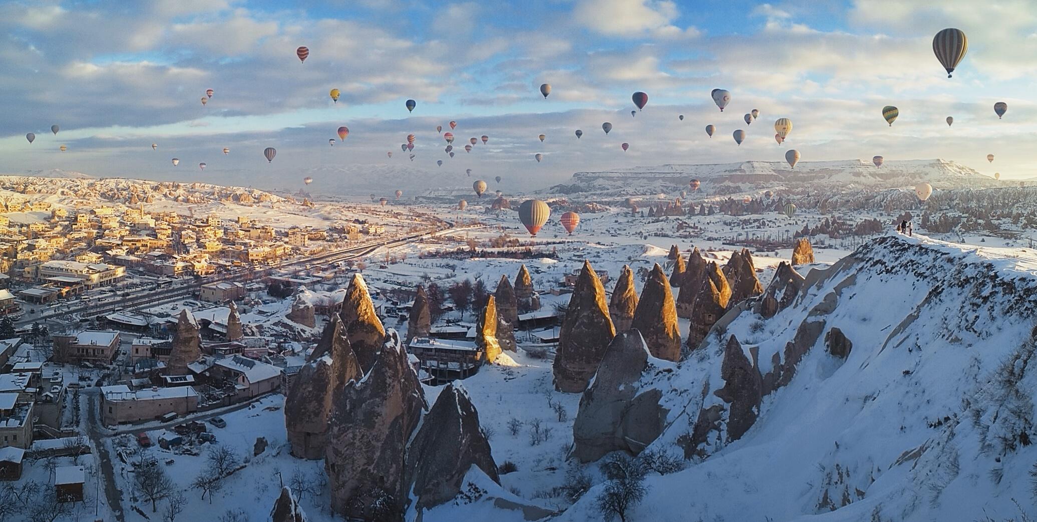Just came back from Cappadocia, Turkey. A true winter wonderland when