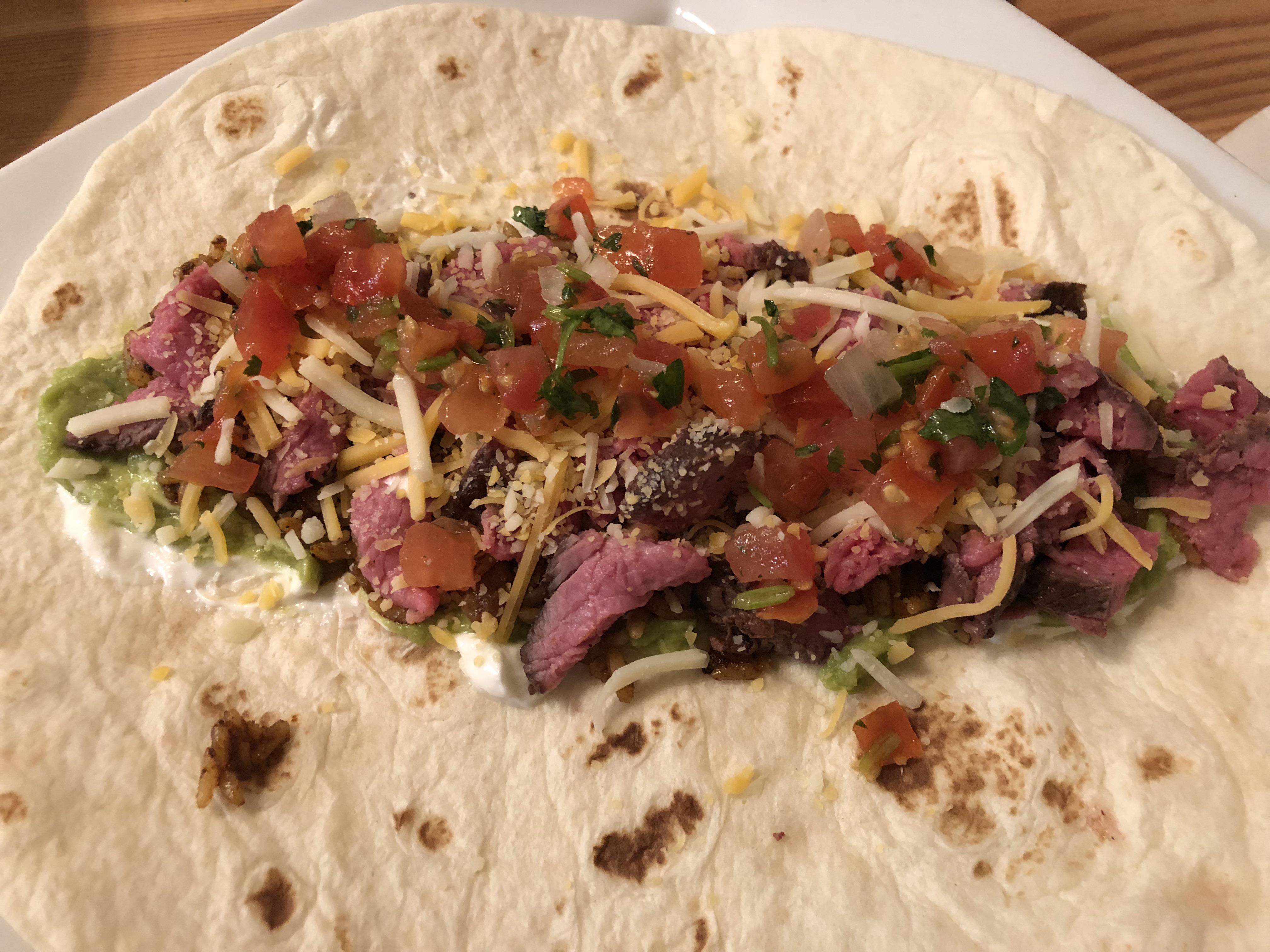[Homemade] Sous Vide Tritip burrito. r/food