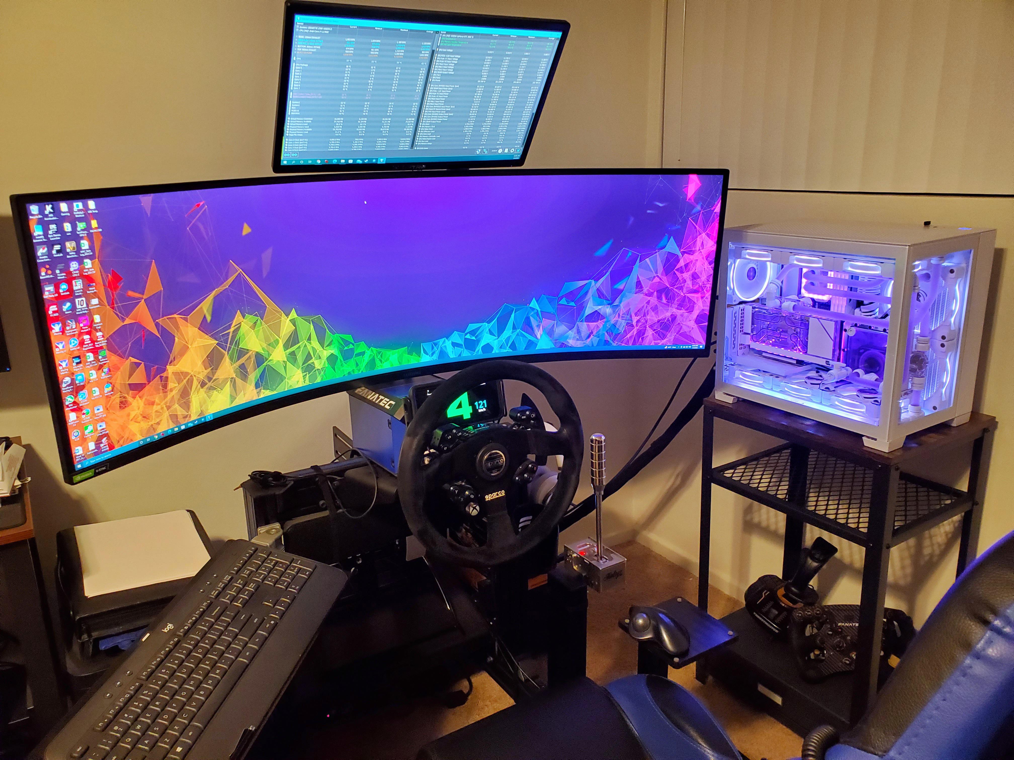 My Finished Sim Rig & Gaming PC simracing