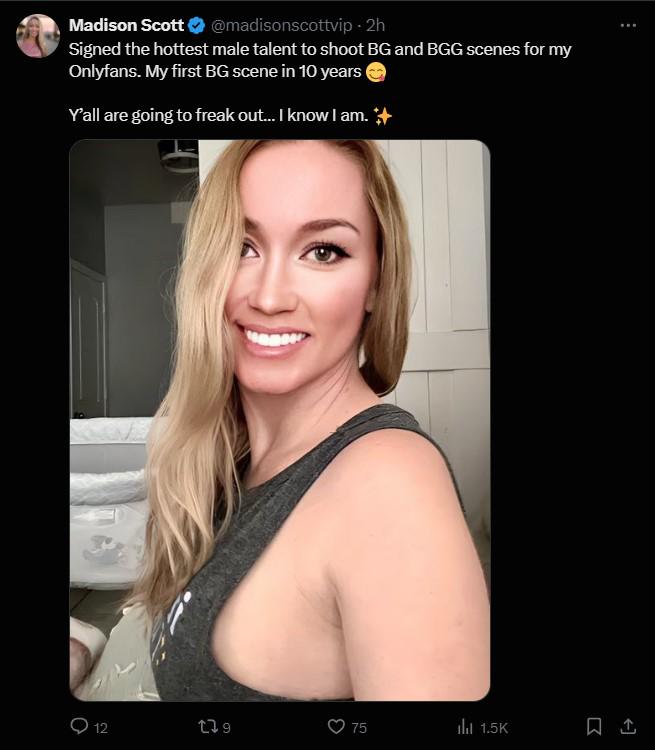 Madison Scott is shooting Boy/Girl again!!!! : MadisonScott