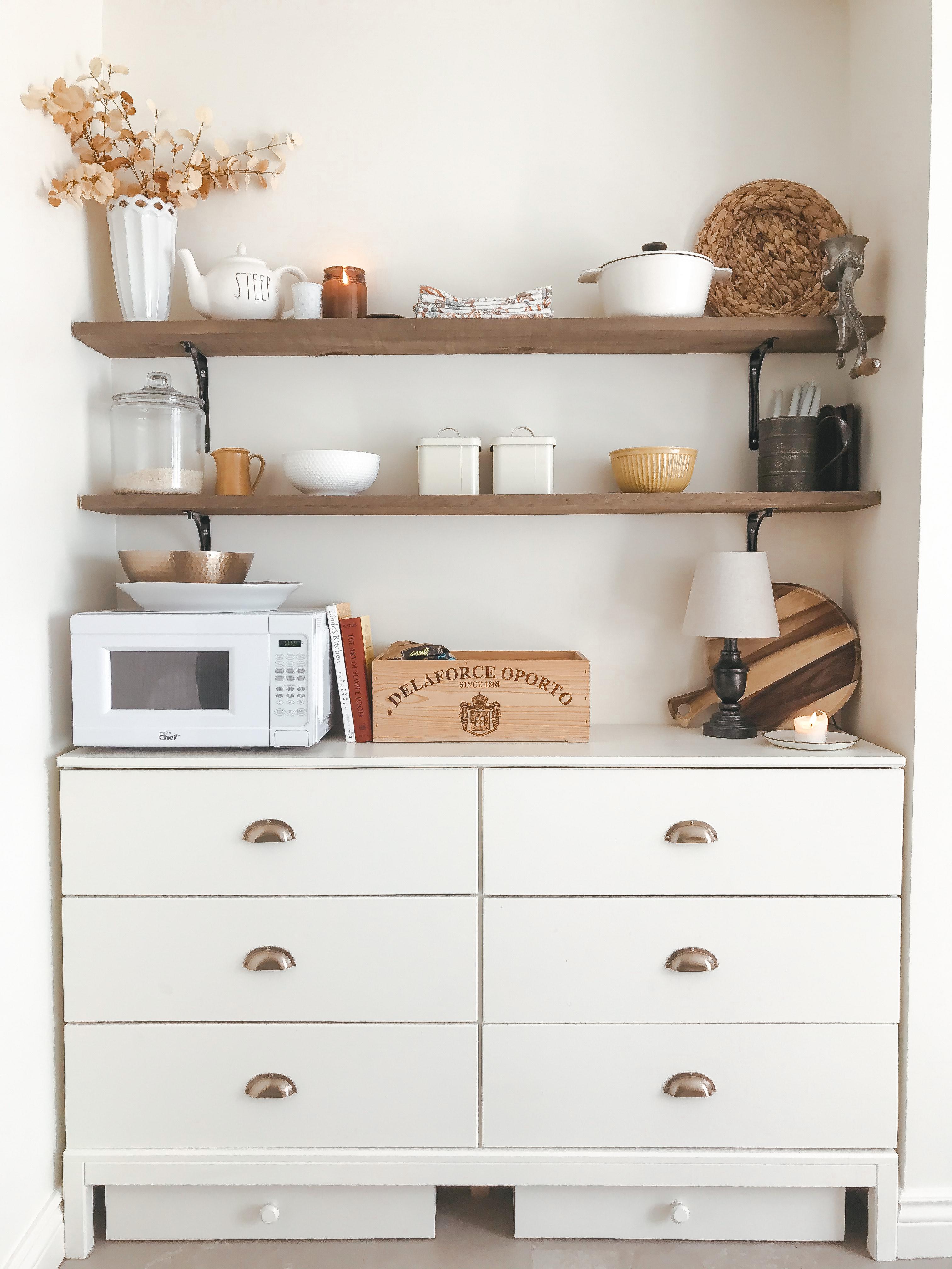 We get a lot of positive feedback on our DIY pantry that we made using