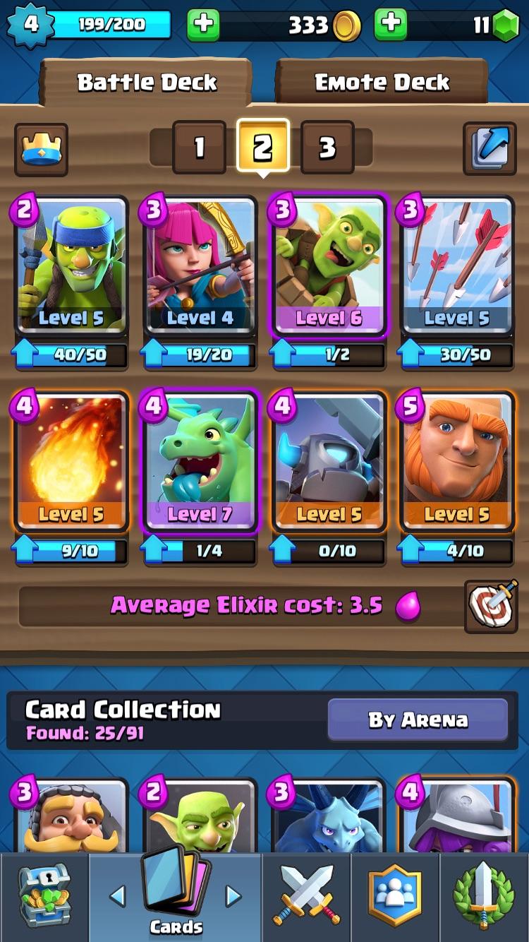 Clash Royale Arena 4 Deck Margaret Wiegel