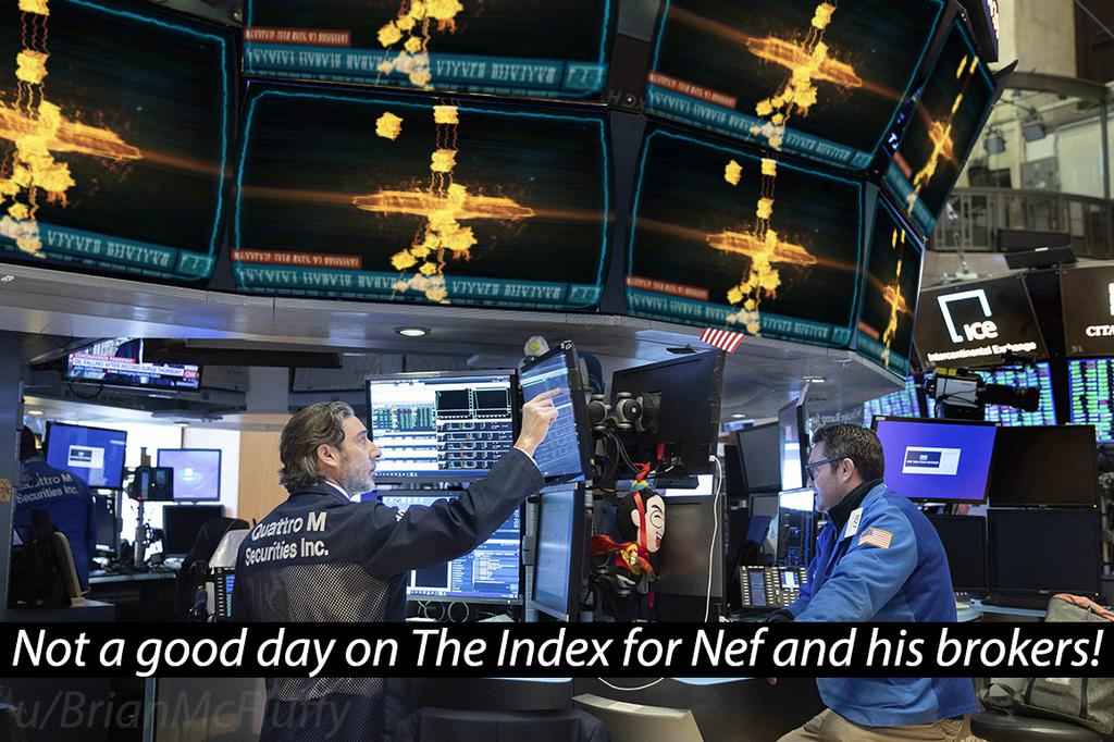 Meanwhile in Wall Street... memeframe